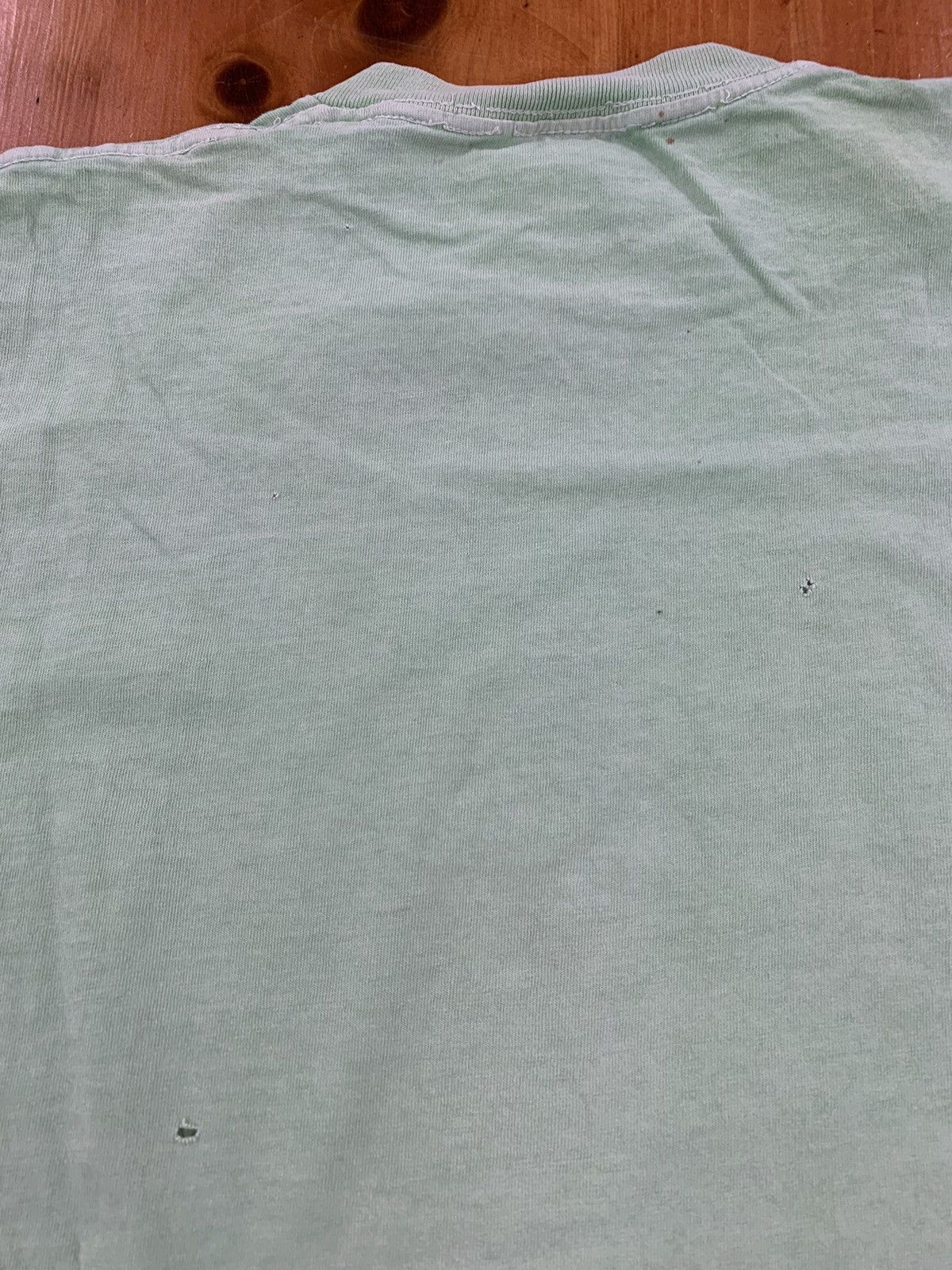 Vintage Vintage 1990s Yellowstone Neon Mint T-Shirt Size US XL / EU 56 / 4 - 6 Thumbnail