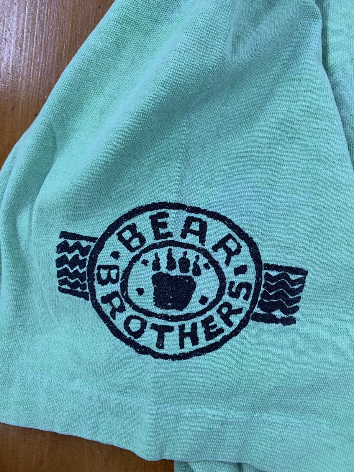 Vintage Vintage 1990s Yellowstone Neon Mint T-Shirt Size US XL / EU 56 / 4 - 4 Thumbnail