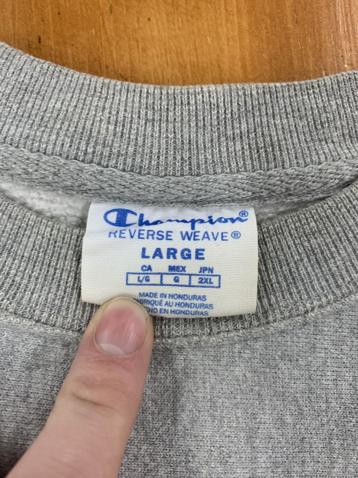 Champion × Vintage Vintage Crewneck Champion C Logo Reverse Weave Crewneck Size US L / EU 52-54 / 3 - 3 Thumbnail