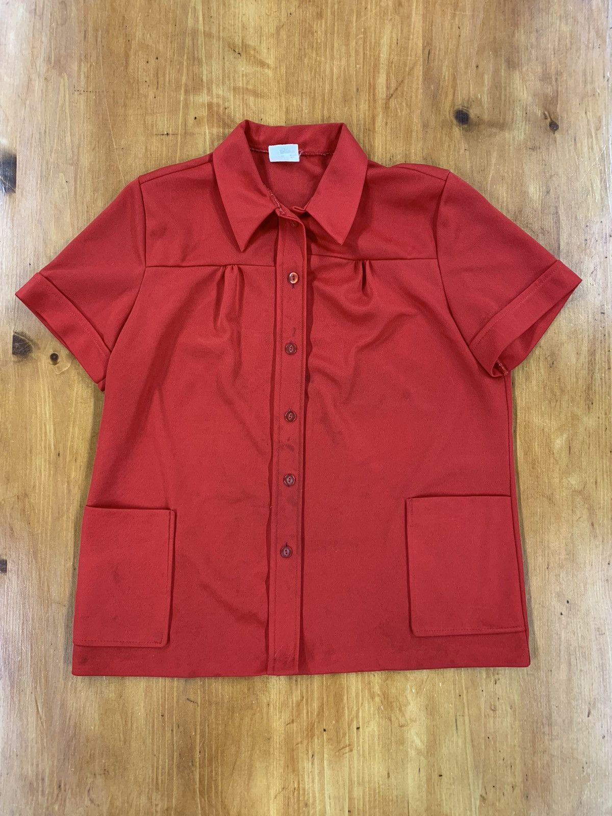 Vintage Vintage Red Button Up Size US M / EU 48-50 / 2 - 1 Thumbnail