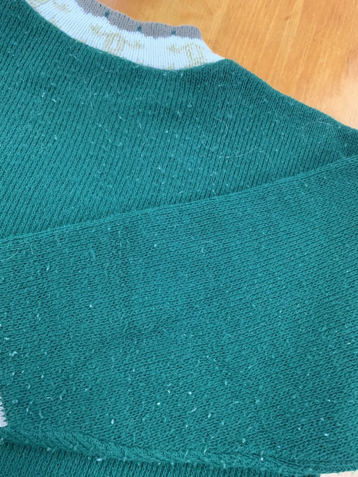 Vintage Vintage Green N Gold Regal Knit Sweater Size US M / EU 48-50 / 2 - 2 Thumbnail