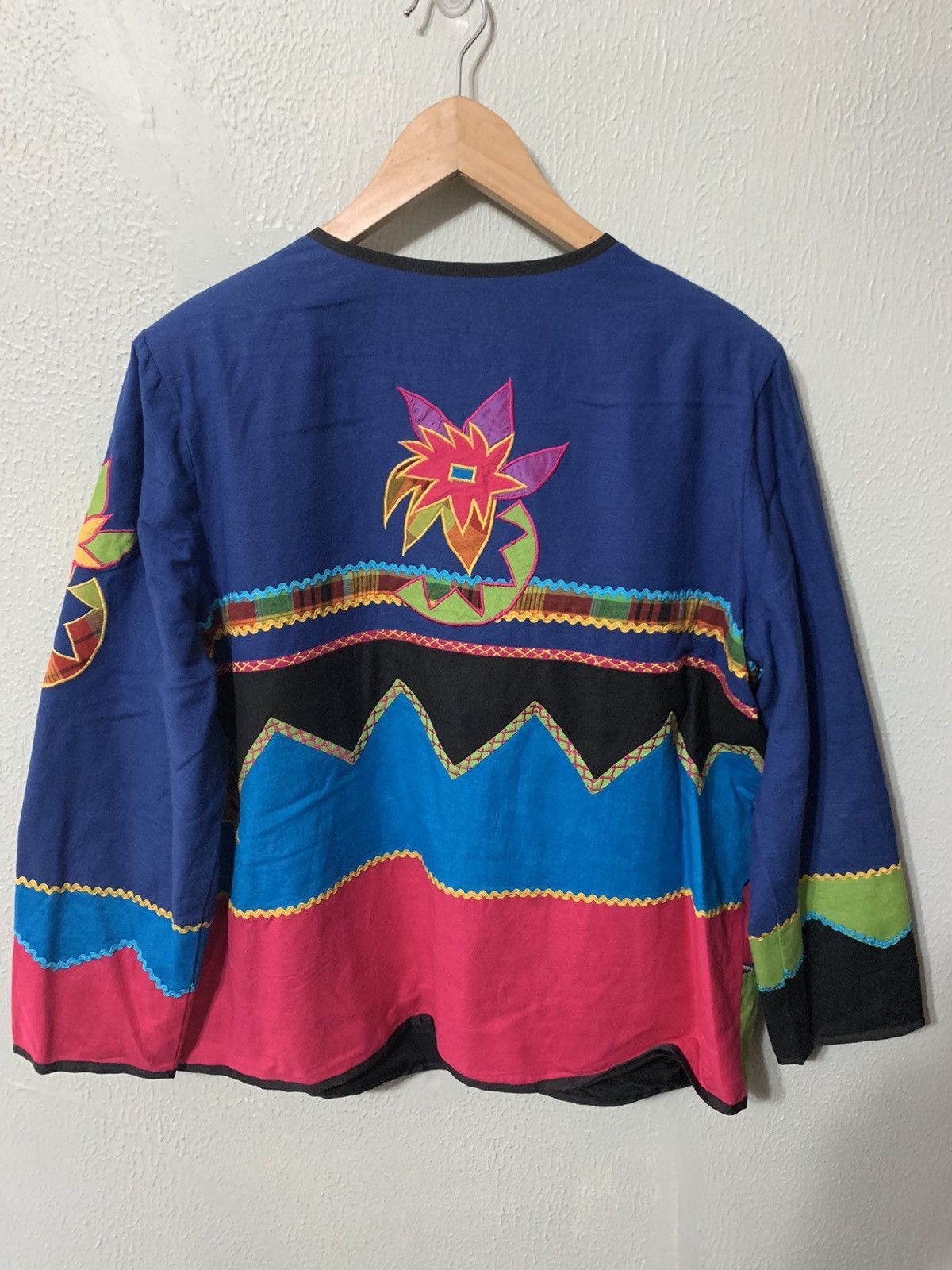 Vintage Vintage Psychedelic Mod Cardigan Size US L / EU 52-54 / 3 - 3 Thumbnail