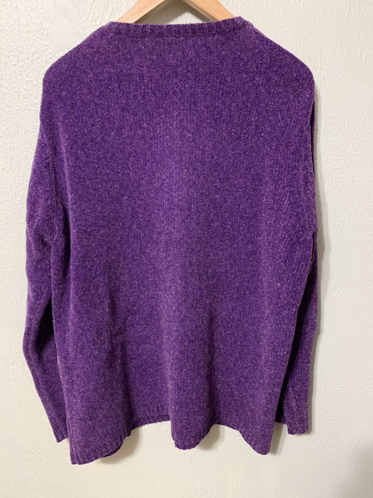 Vintage Vintage Patchwork Amethyst Knit Cardigan Size US M / EU 48-50 / 2 - 3 Thumbnail