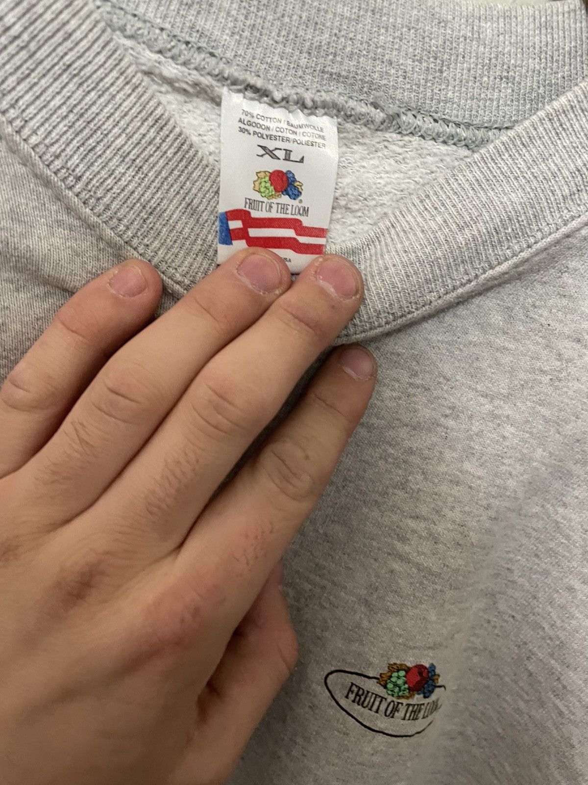 Vintage Vintage Crewneck Fruit of the Loom Logo Vintage Sweatshirt Size US XL / EU 56 / 4 - 2 Thumbnail