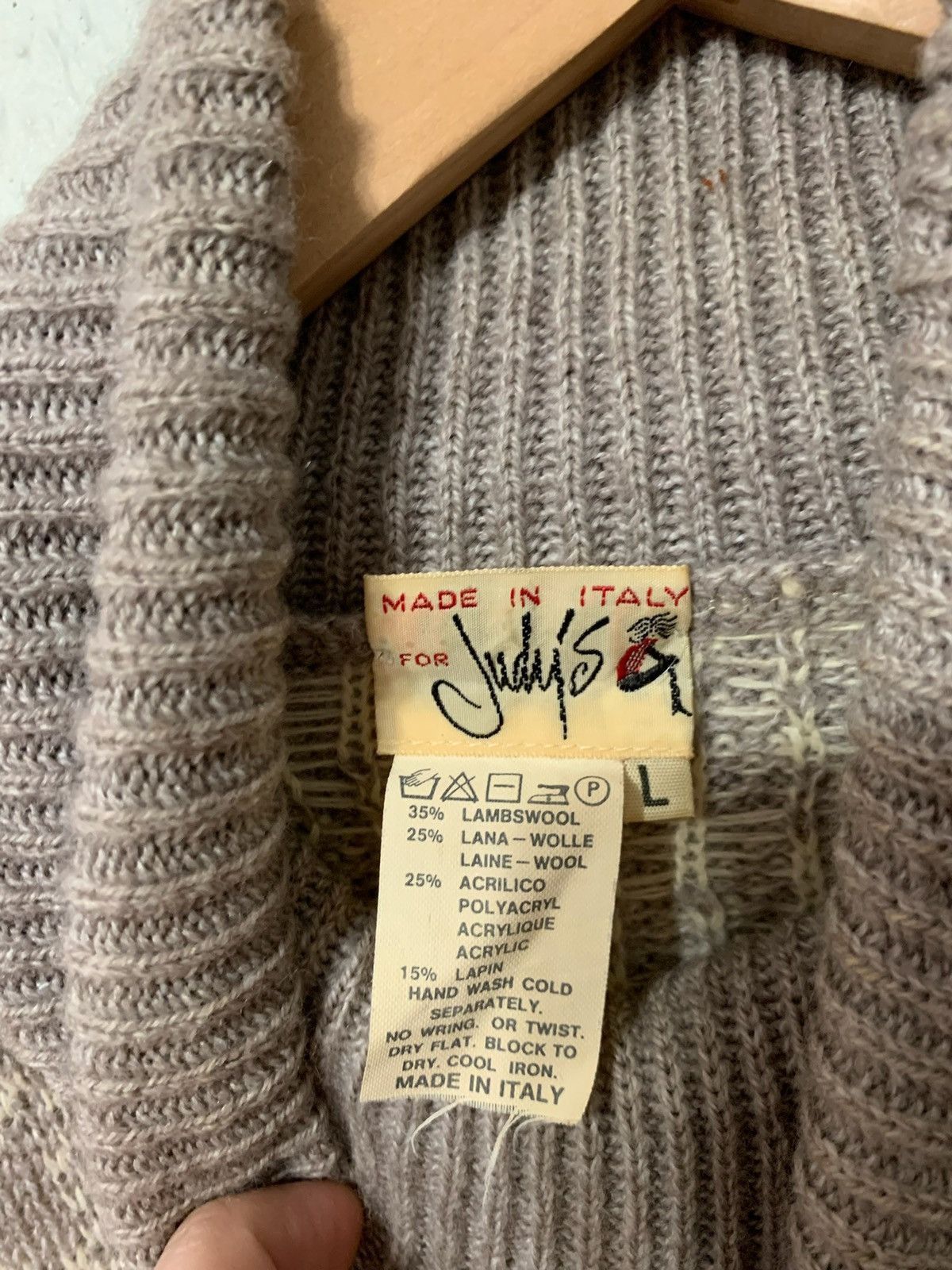 Vintage Vintage Flower Rose Turtleneck Knit Sweater Size US S / EU 44-46 / 1 - 2 Thumbnail