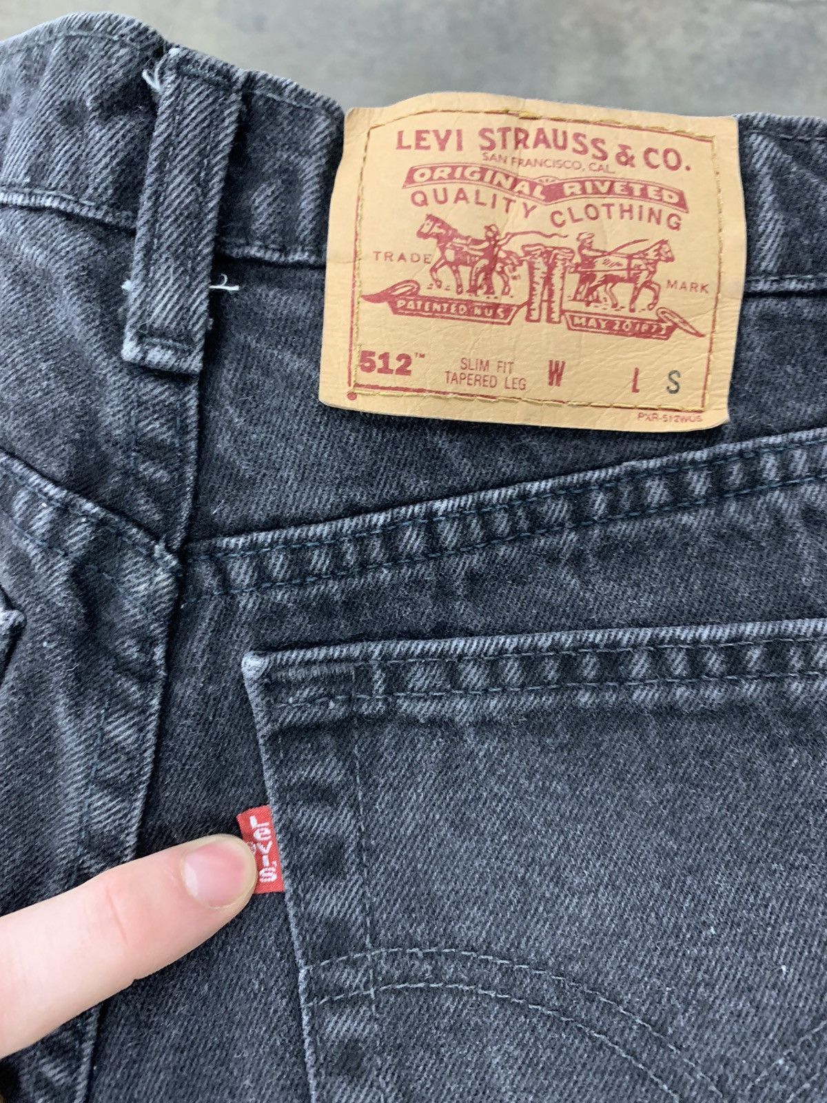 Jean × Levi's × Vintage Vintage Levi’s 512 Slim Jeans 26 x 27 Size US 26 / EU 42 - 8 Thumbnail