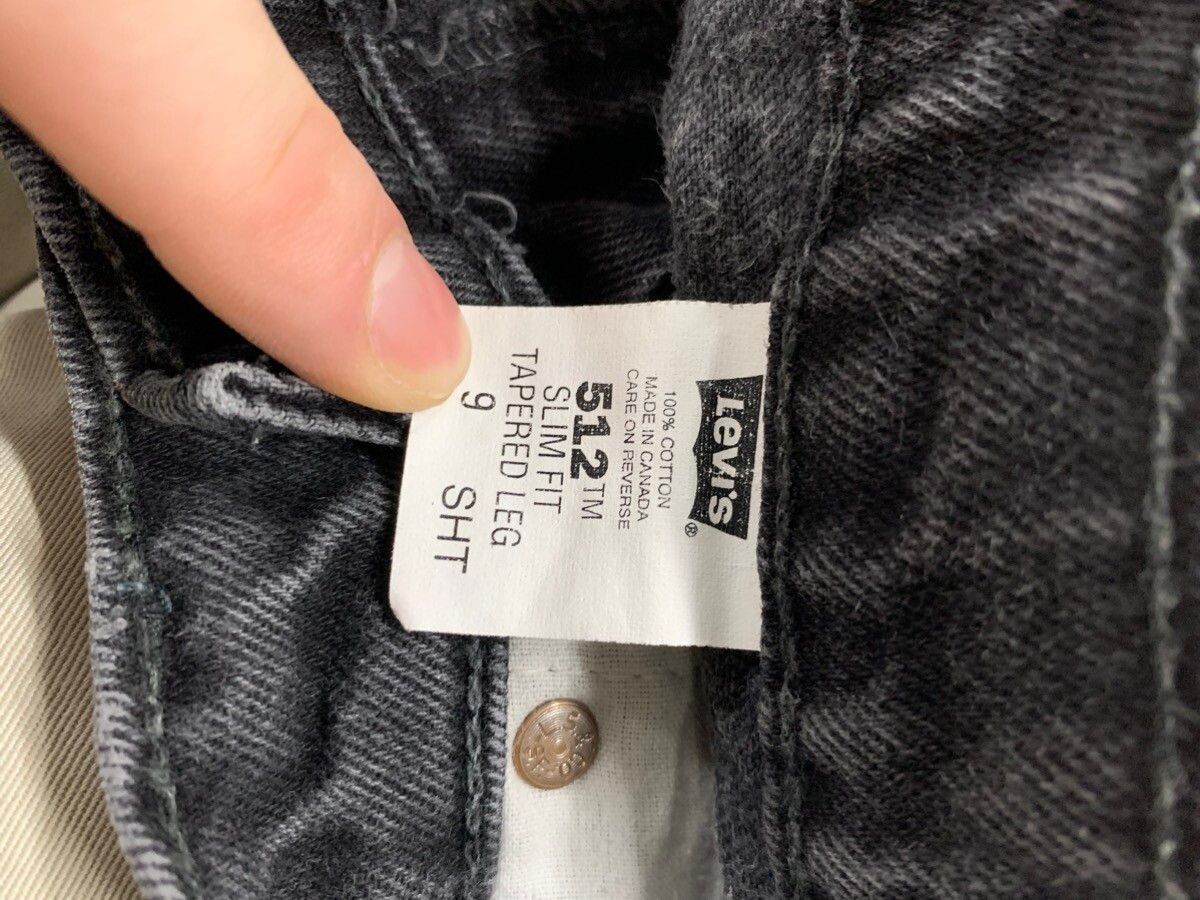 Jean × Levi's × Vintage Vintage Levi’s 512 Slim Jeans 26 x 27 Size US 26 / EU 42 - 3 Thumbnail
