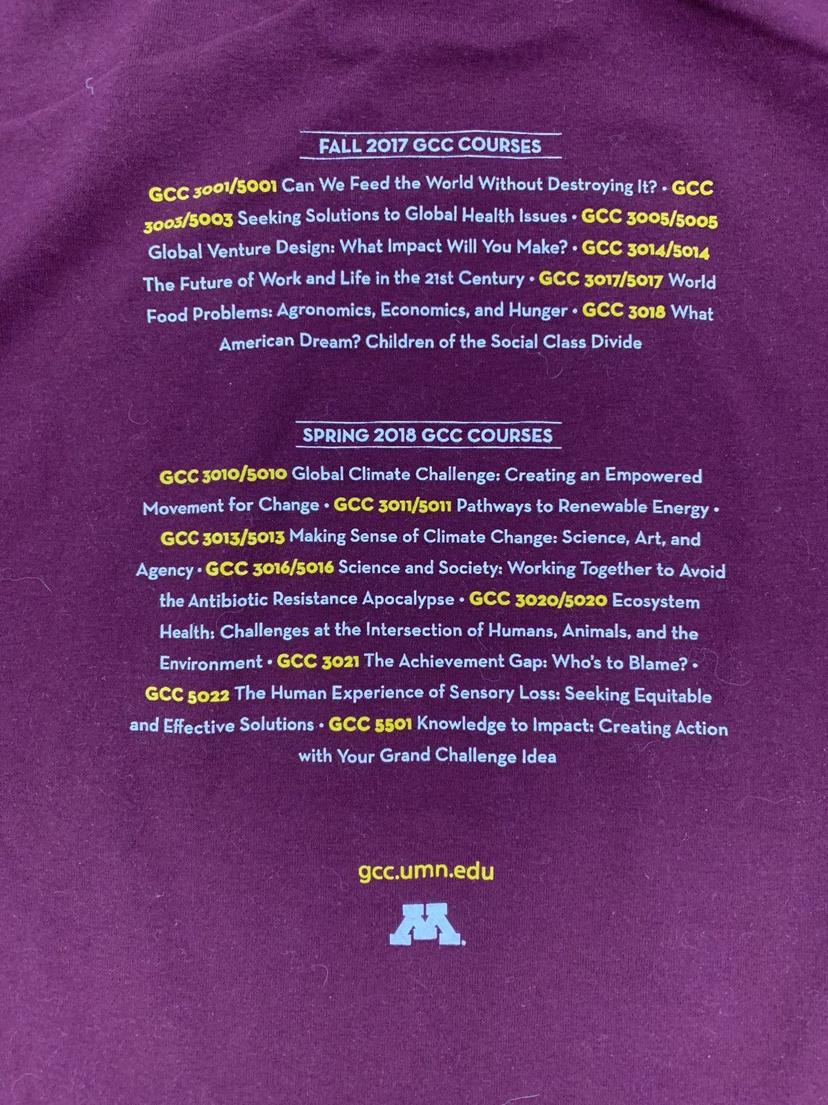 Vintage UofM Grand Challenge T-Shirt Size US M / EU 48-50 / 2 - 5 Thumbnail