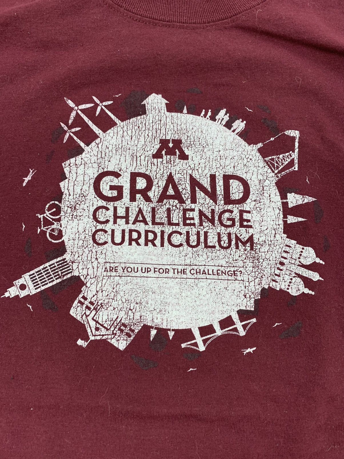 Vintage UofM Grand Challenge T-Shirt Size US M / EU 48-50 / 2 - 4 Thumbnail