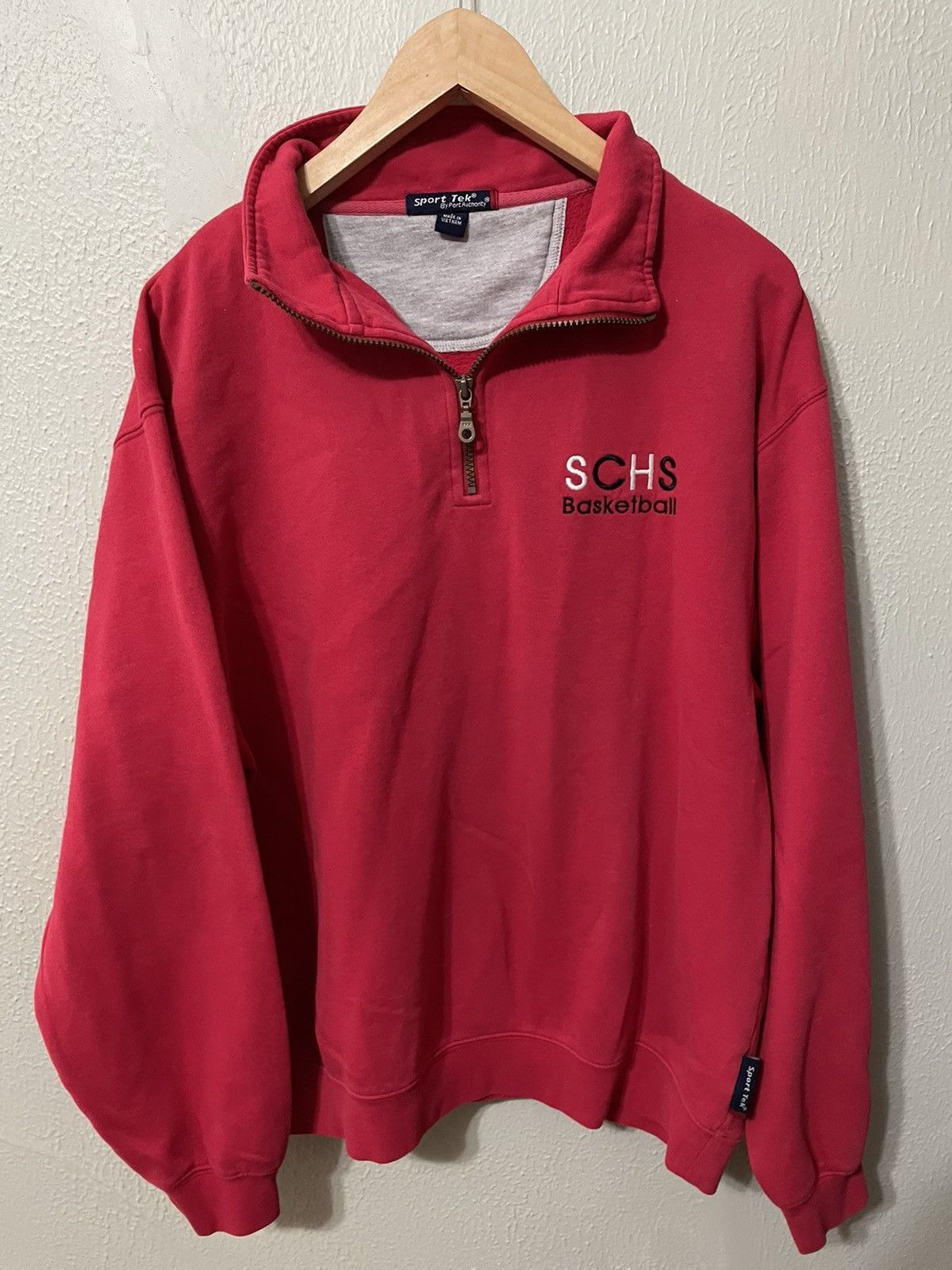 Vintage Vintage Crewneck SCHS Quarterzip Vintage Sweatshirt Size US L / EU 52-54 / 3 - 3 Thumbnail