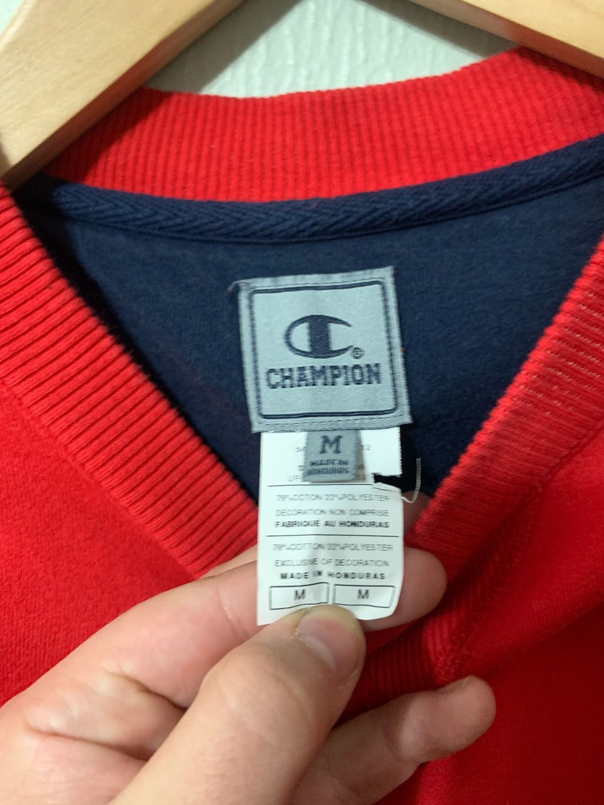 Champion × Vintage Vintage Crewneck Champion C Logo Crewneck Size US M / EU 48-50 / 2 - 2 Thumbnail
