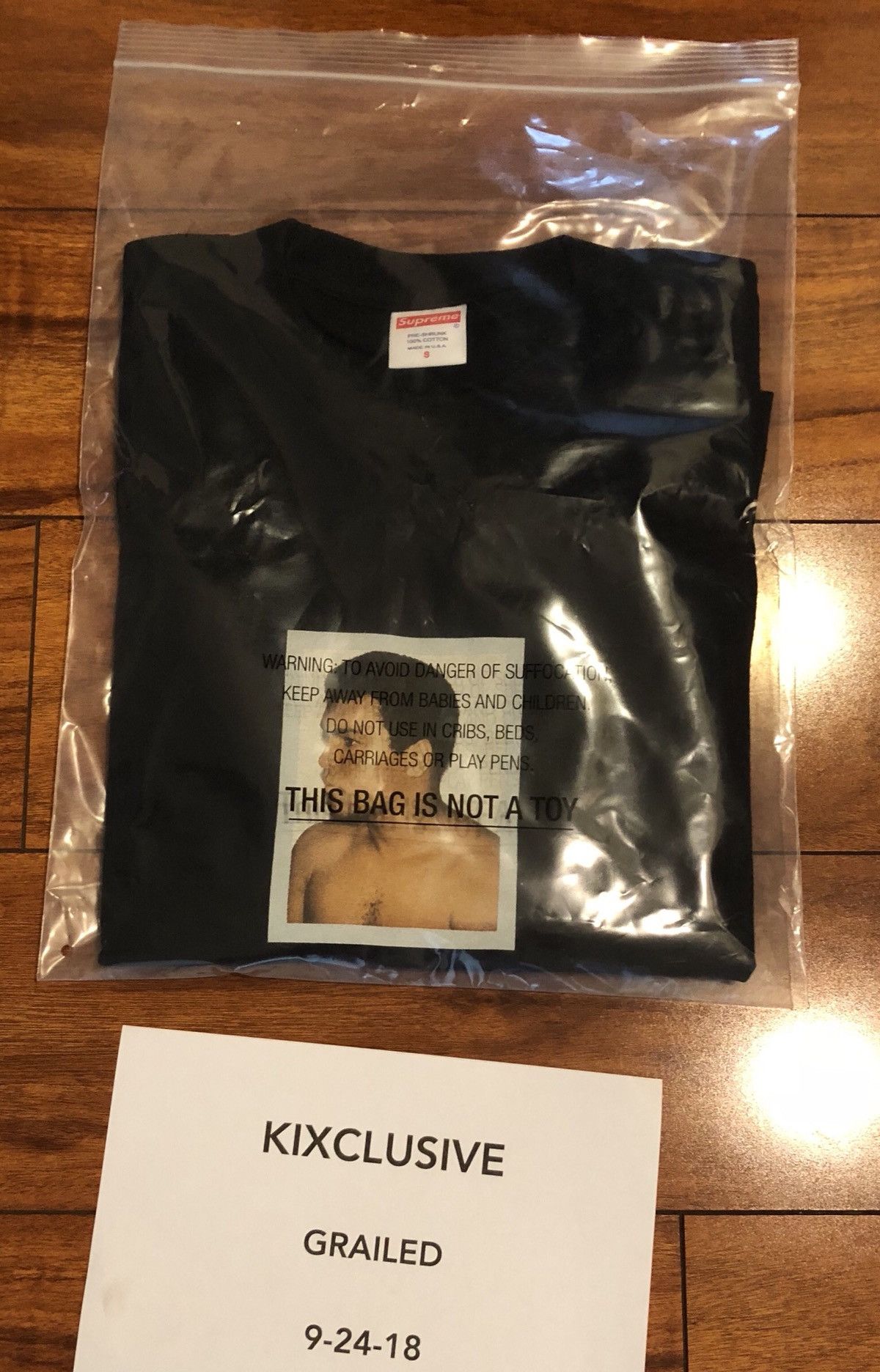 Supreme Ali Tee Shirt Black Size US S / EU 44-46 / 1 - 4 Thumbnail