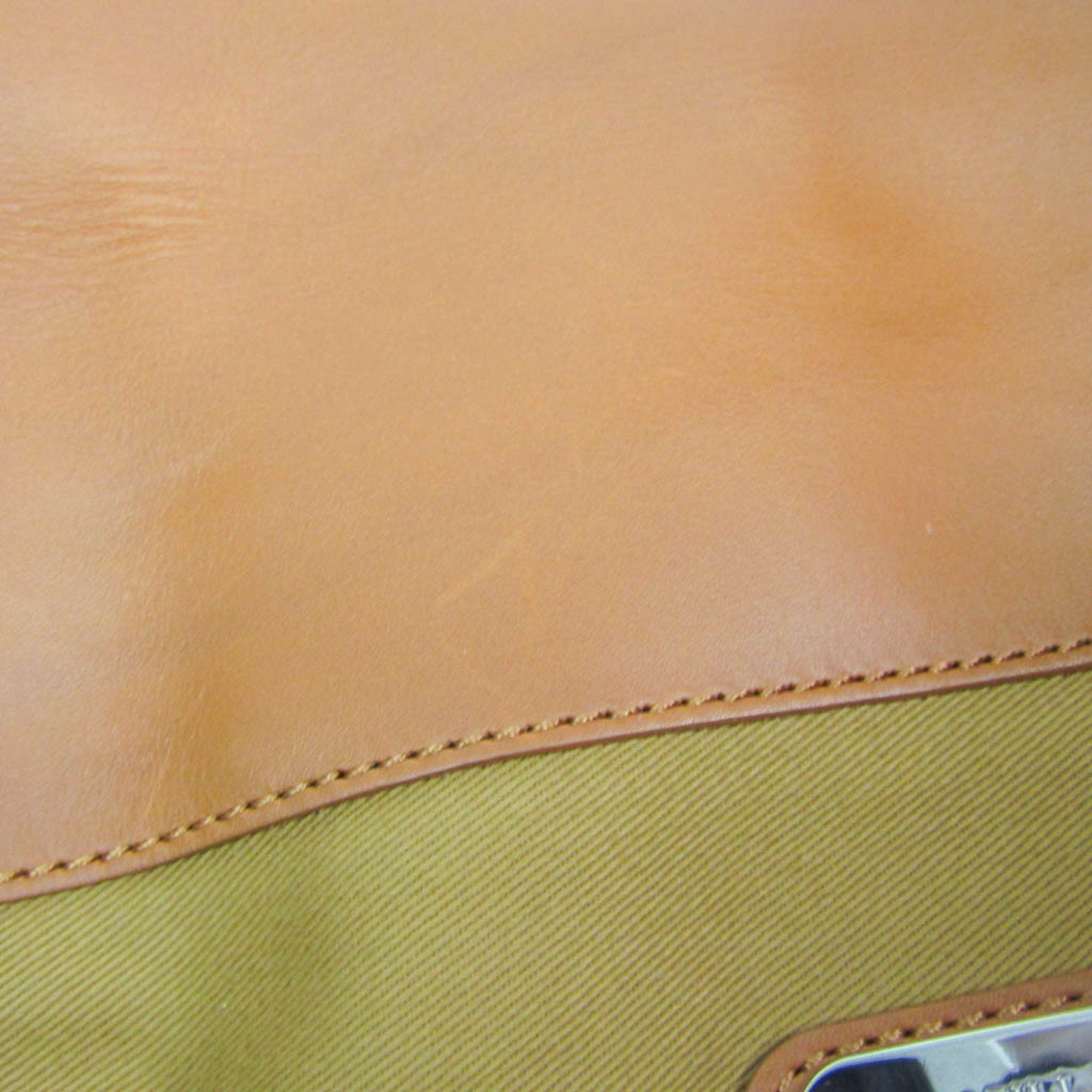 Ralph Lauren Ralph Lauren Ricky Women's Leather,Canvas Handbag,Shoulder Bag Brown,Pink Size ONE SIZE - 9 Thumbnail