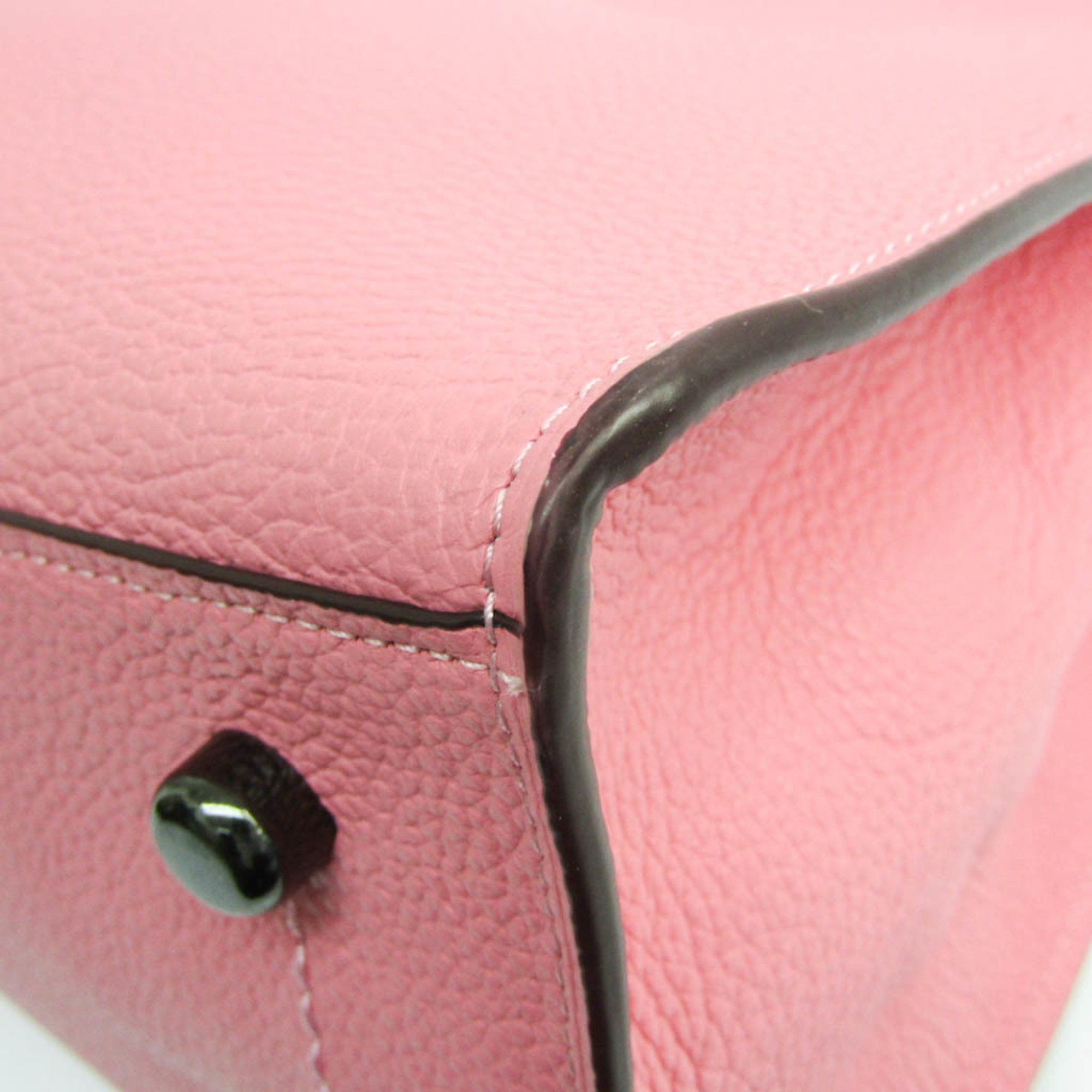 Coach Coach Charlie 25137 Women's Leather Shoulder Bag,Tote Bag Pink Size ONE SIZE - 4 Thumbnail