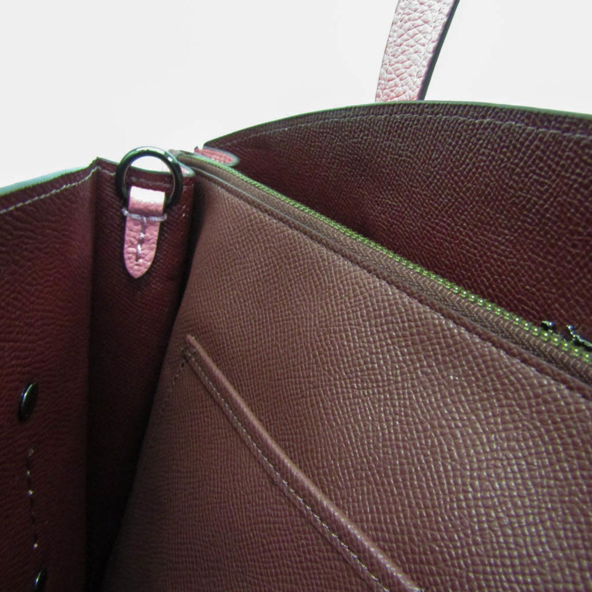 Coach Coach Charlie 25137 Women's Leather Shoulder Bag,Tote Bag Pink Size ONE SIZE - 8 Thumbnail