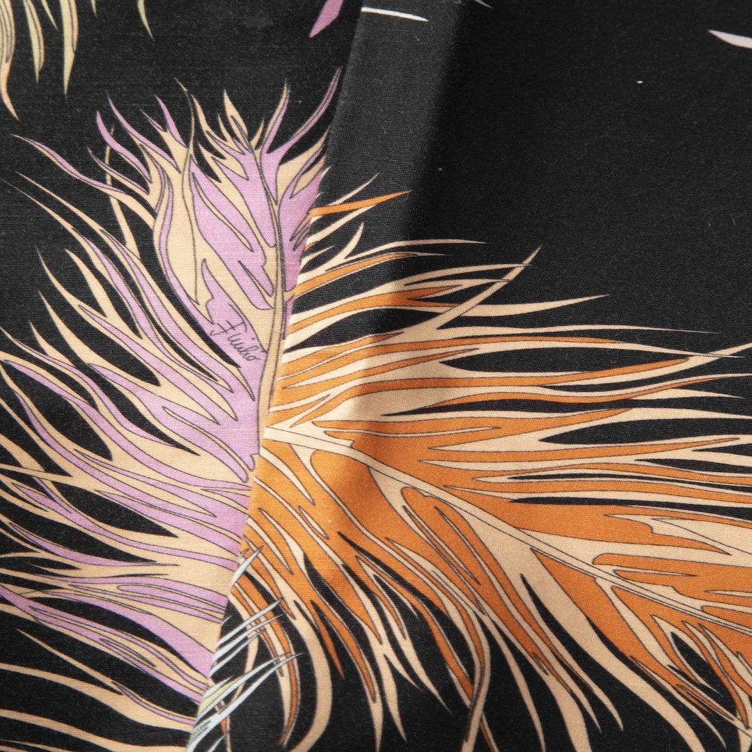 Emilio Pucci Feather Print Skinny Jeans Size 30" / US 8 / IT 44 - 4 Thumbnail