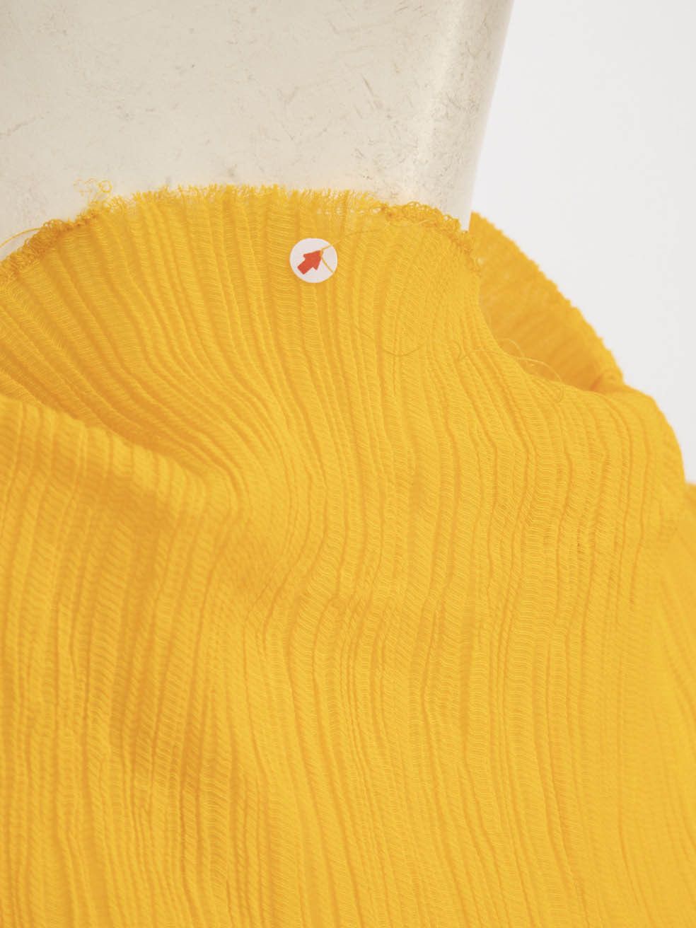 Nina Ricci Orange Crepe Knee Length Dress Size ONE SIZE - 5 Thumbnail