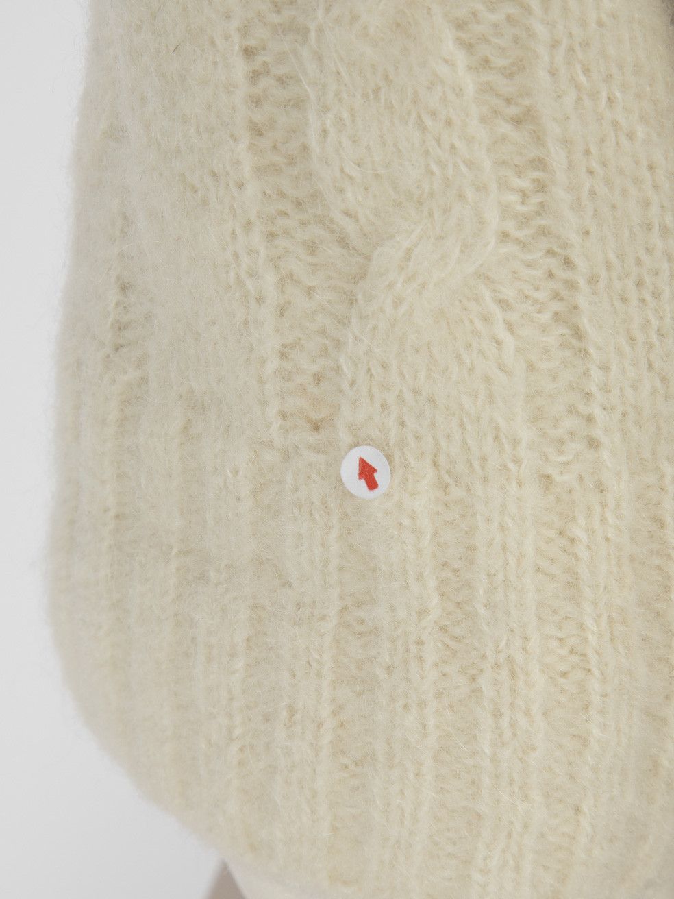 Ganni Ecru Wool Cut Out Knit Jumper Size L / US 10 / IT 46 - 6 Thumbnail