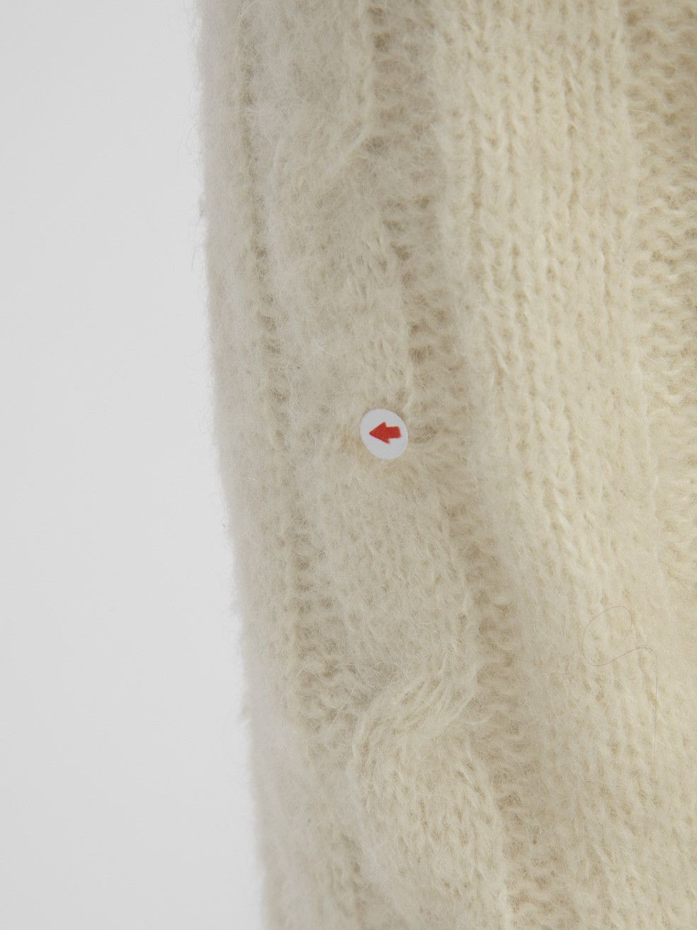 Ganni Ecru Wool Cut Out Knit Jumper Size L / US 10 / IT 46 - 5 Thumbnail