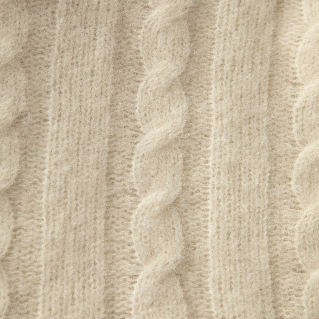 Ganni Ecru Wool Cut Out Knit Jumper Size L / US 10 / IT 46 - 4 Thumbnail