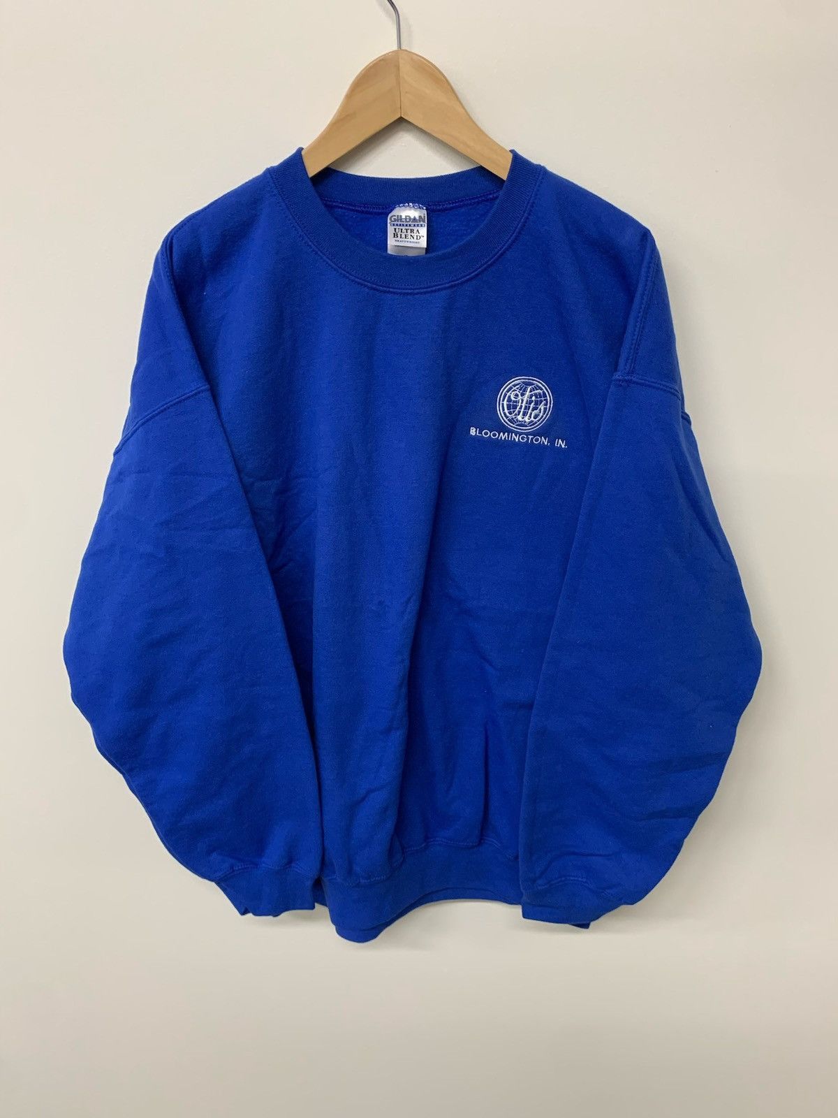 Vintage Vintage Crewneck 1990s Bloomington Indiana Work Vintage Sweatshirt Size US XL / EU 56 / 4 - 2 Thumbnail