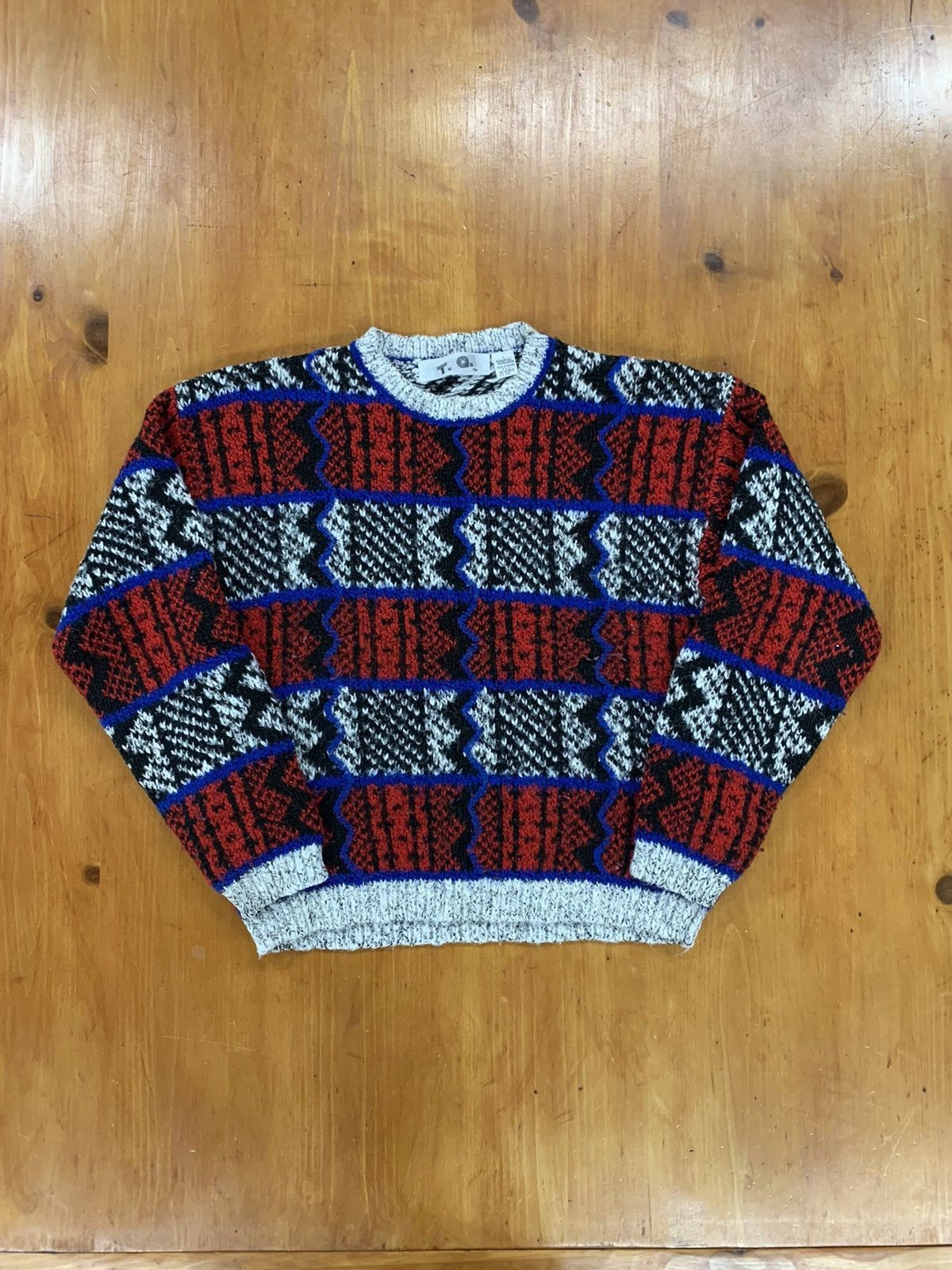 Vintage Vintage Sigma Panel Knit Sweater Size US S / EU 44-46 / 1 - 2 Thumbnail