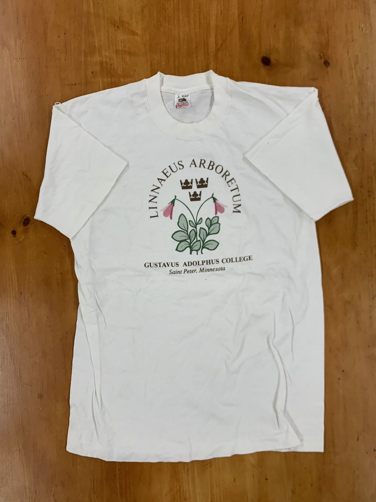 Vintage Vintage Linnaeus Arboretum Gustavus Adolphus Tee Size US L / EU 52-54 / 3 - 3 Thumbnail