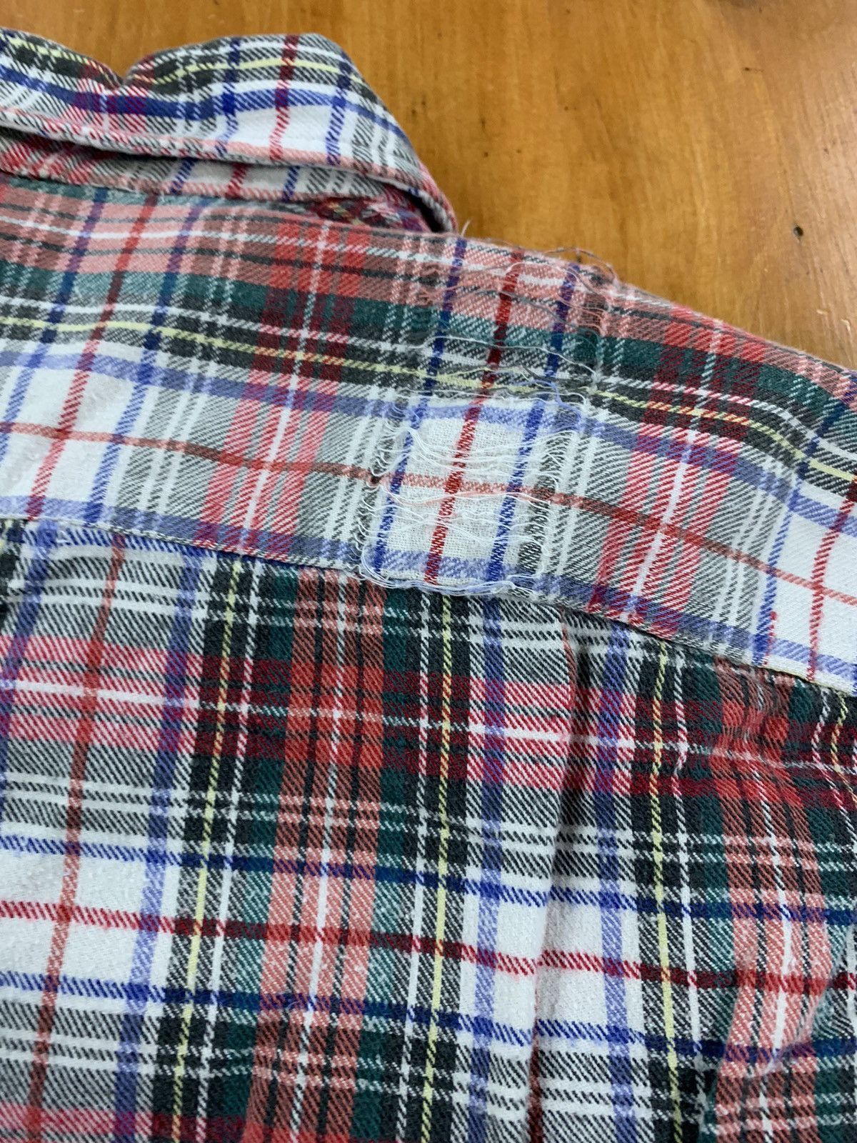 Vintage Vintage Flannel 1980s Royal Knight Check Red Flannel Shirt Size US XL / EU 56 / 4 - 3 Thumbnail