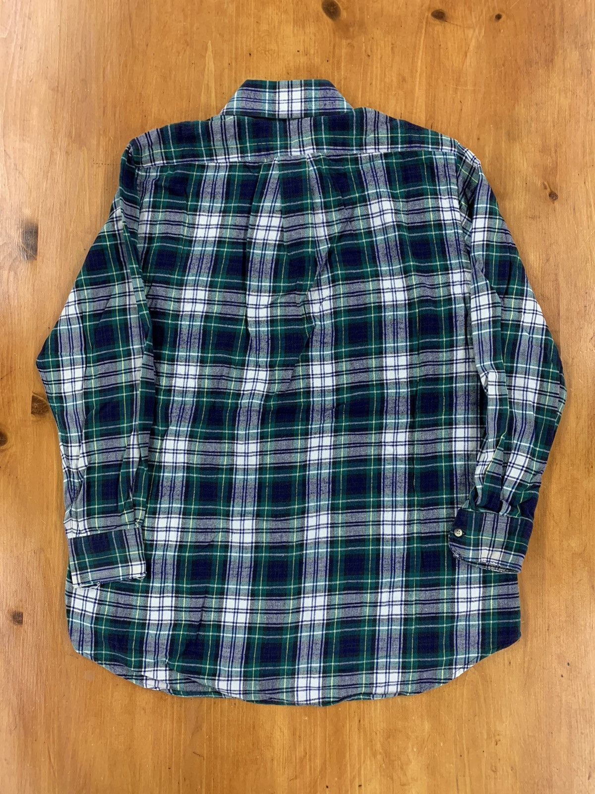 Vintage Vintage Flannel 1990s Lands End Flannel Shirt Size US M / EU 48-50 / 2 - 2 Thumbnail