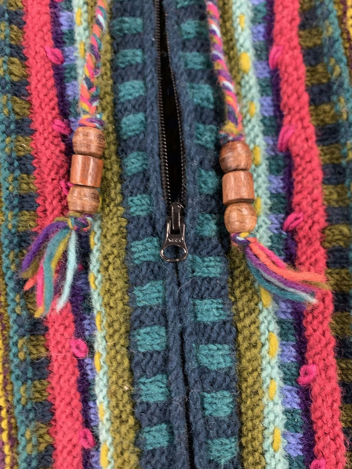 Vintage Vintage Rainbow 3D Knit Cardigan Size US S / EU 44-46 / 1 - 5 Thumbnail
