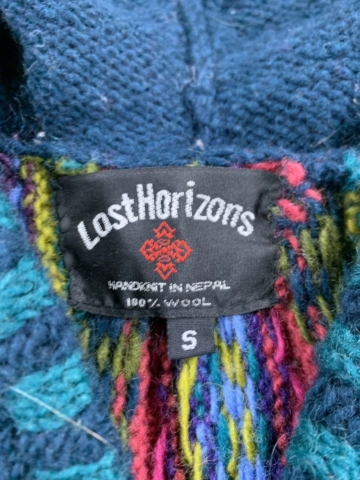 Vintage Vintage Rainbow 3D Knit Cardigan Size US S / EU 44-46 / 1 - 2 Thumbnail