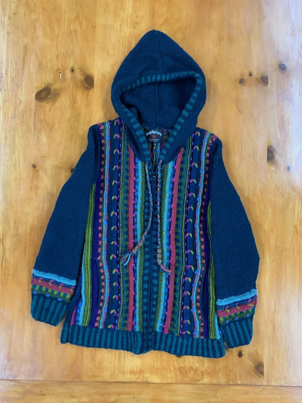 Vintage Vintage Rainbow 3D Knit Cardigan Size US S / EU 44-46 / 1 - 3 Thumbnail