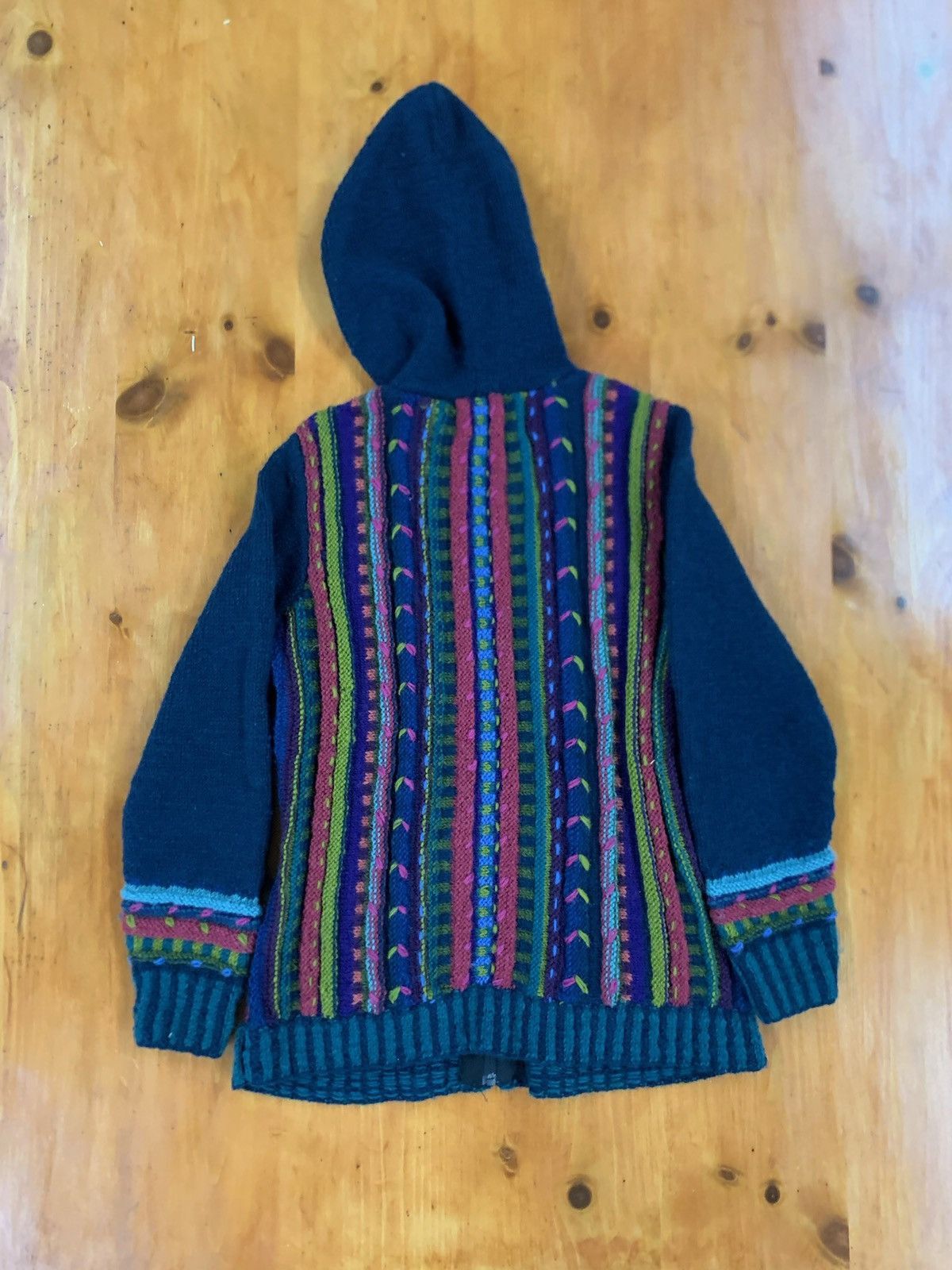 Vintage Vintage Rainbow 3D Knit Cardigan Size US S / EU 44-46 / 1 - 4 Thumbnail