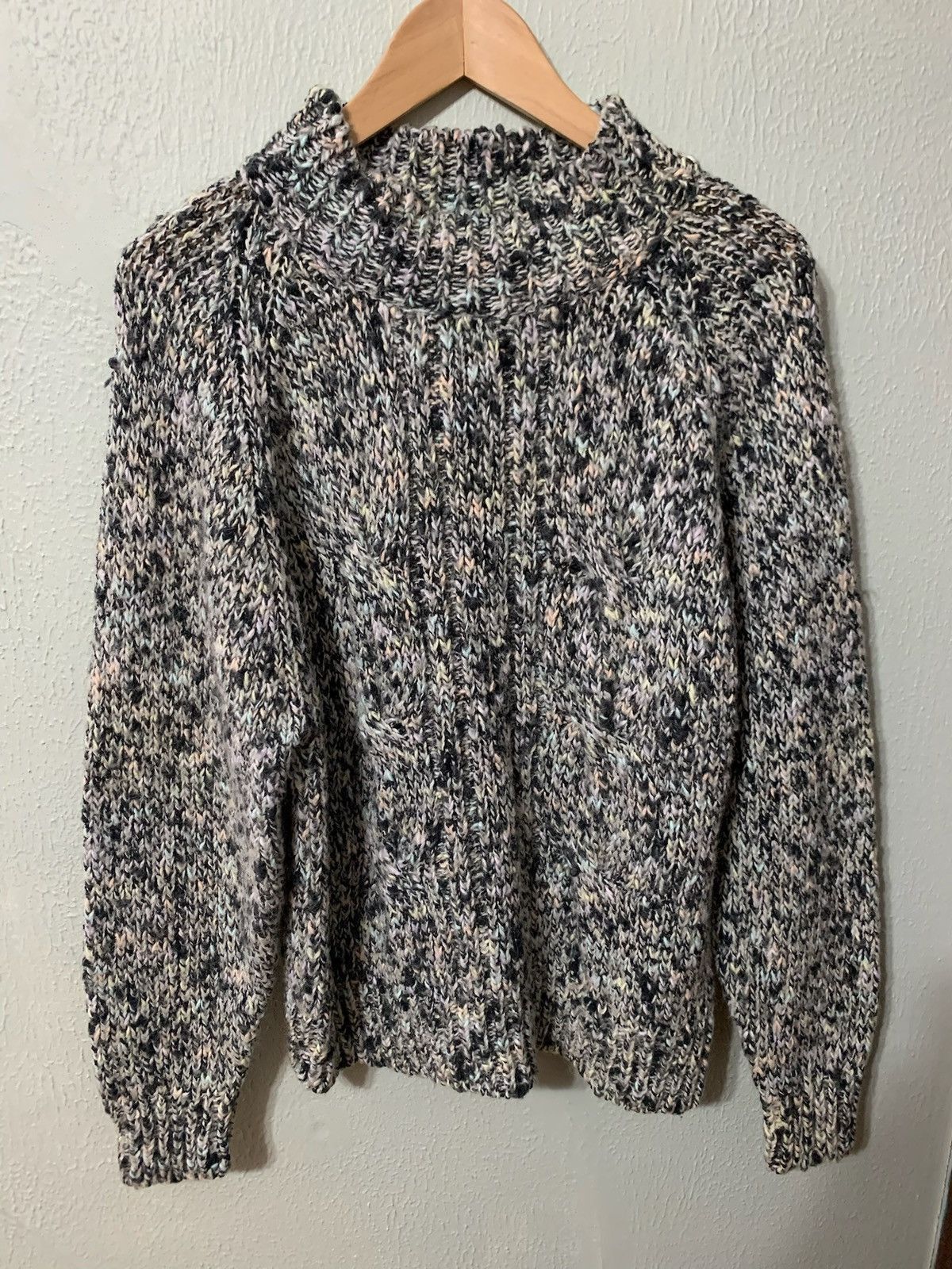 Vintage Vintage Monochrome Knit Sweater Size US S / EU 44-46 / 1 - 2 Thumbnail