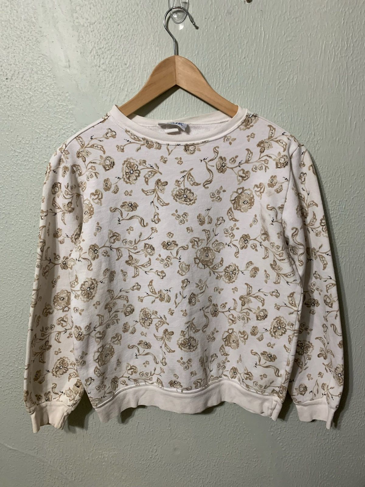 Vintage Vintage Crewneck Floral Wallpaper Vintage Sweatshirt Size US S / EU 44-46 / 1 - 2 Thumbnail