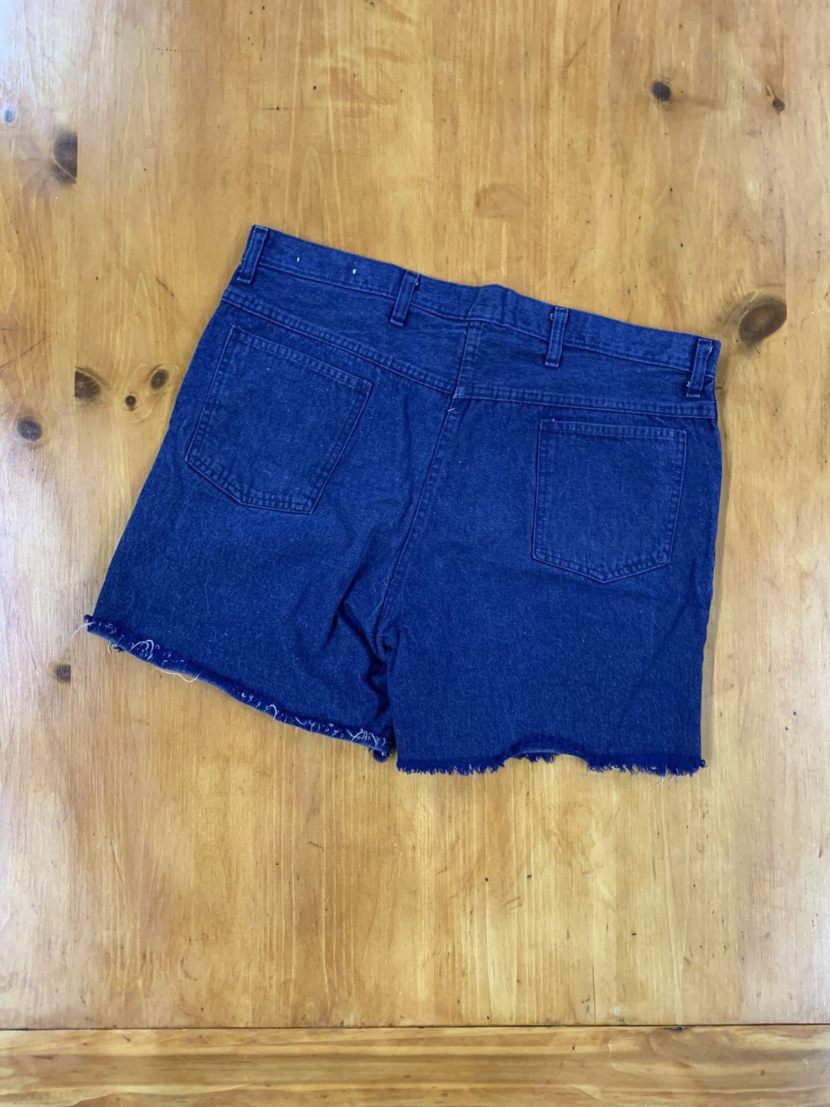 Vintage Vintage 90s Blue Shorts Size US 39 - 2 Thumbnail