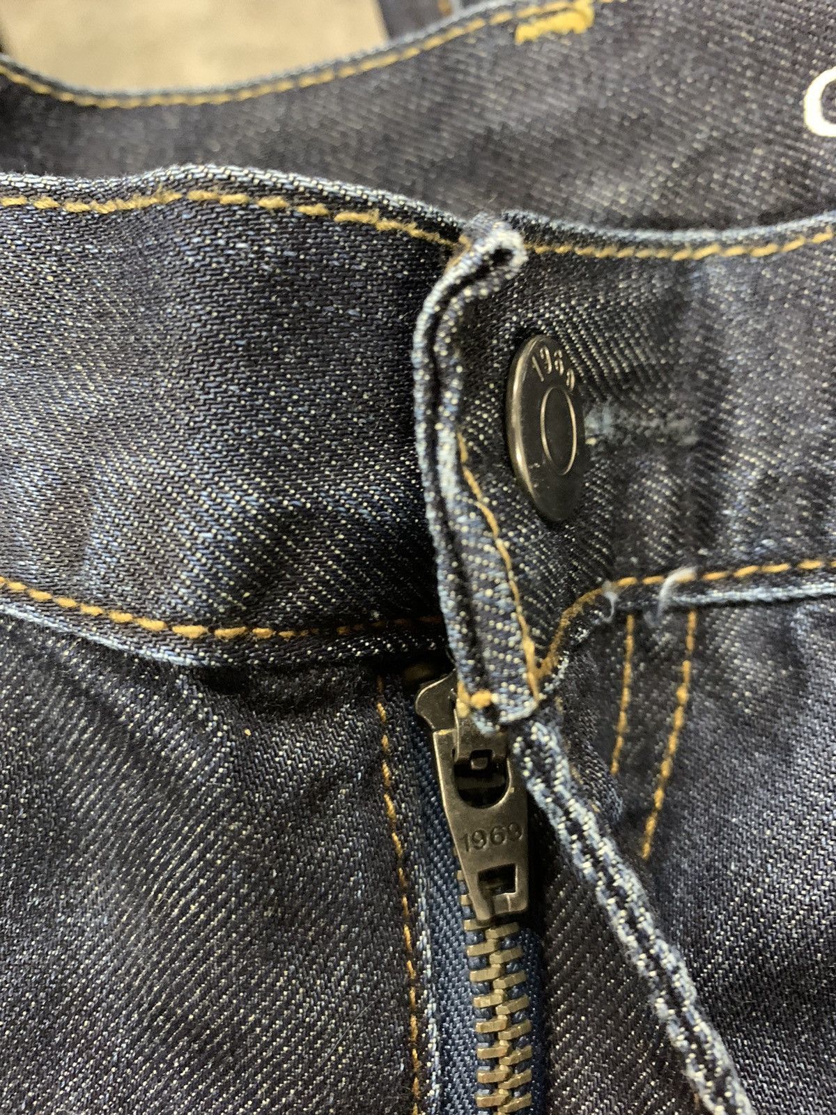 Jean × Vintage Vintage Gap 1969 Dark Wash Slim 38x30 Size US 38 / EU 54 - 7 Thumbnail