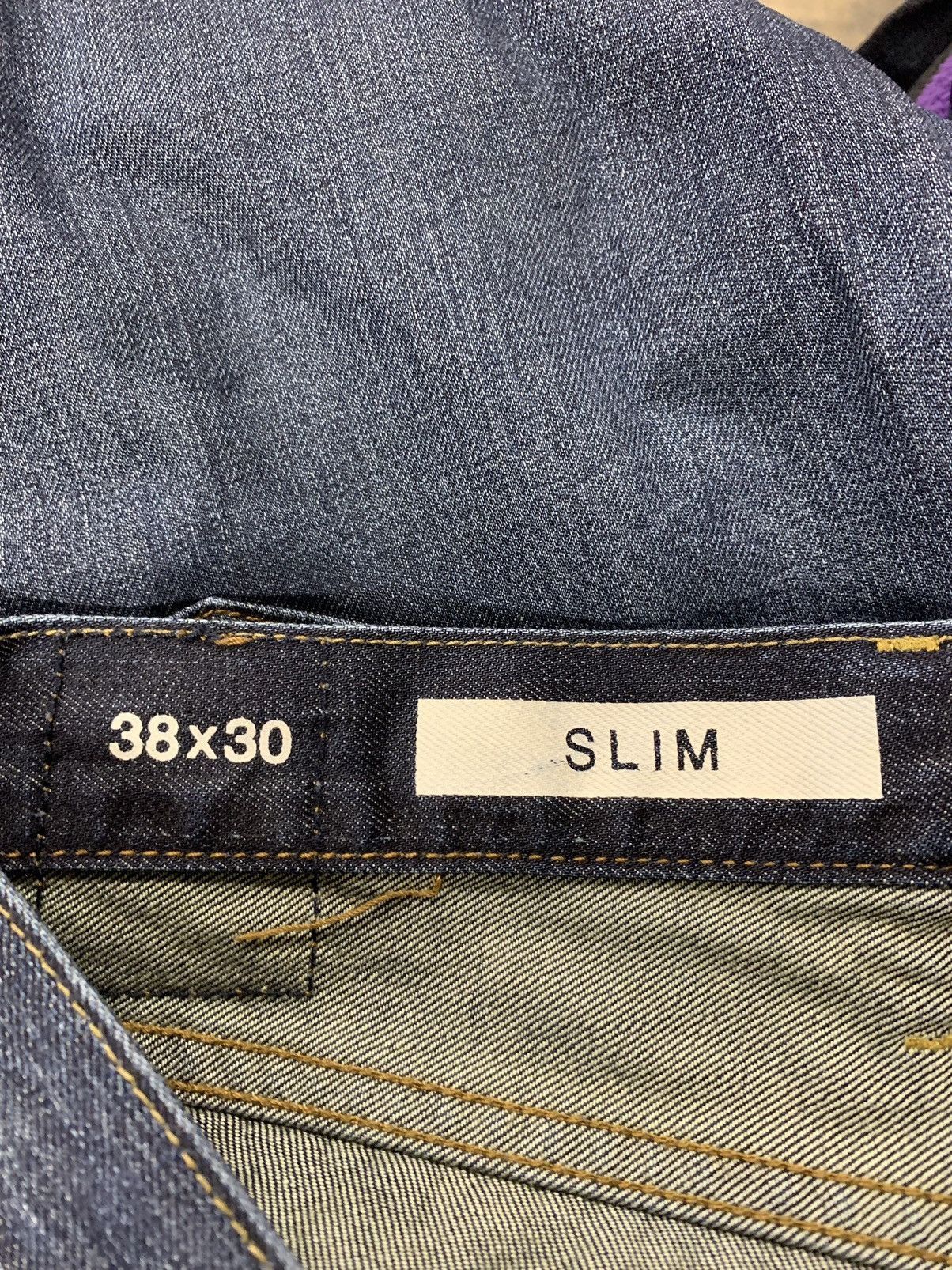 Jean × Vintage Vintage Gap 1969 Dark Wash Slim 38x30 Size US 38 / EU 54 - 8 Thumbnail