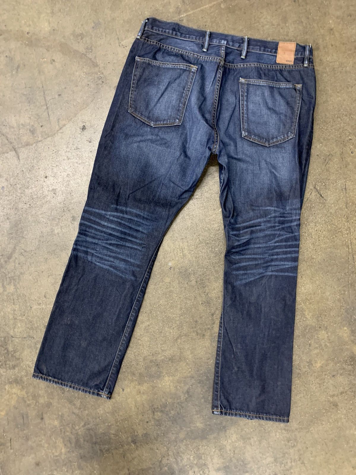 Jean × Vintage Vintage Gap 1969 Dark Wash Slim 38x30 Size US 38 / EU 54 - 3 Thumbnail