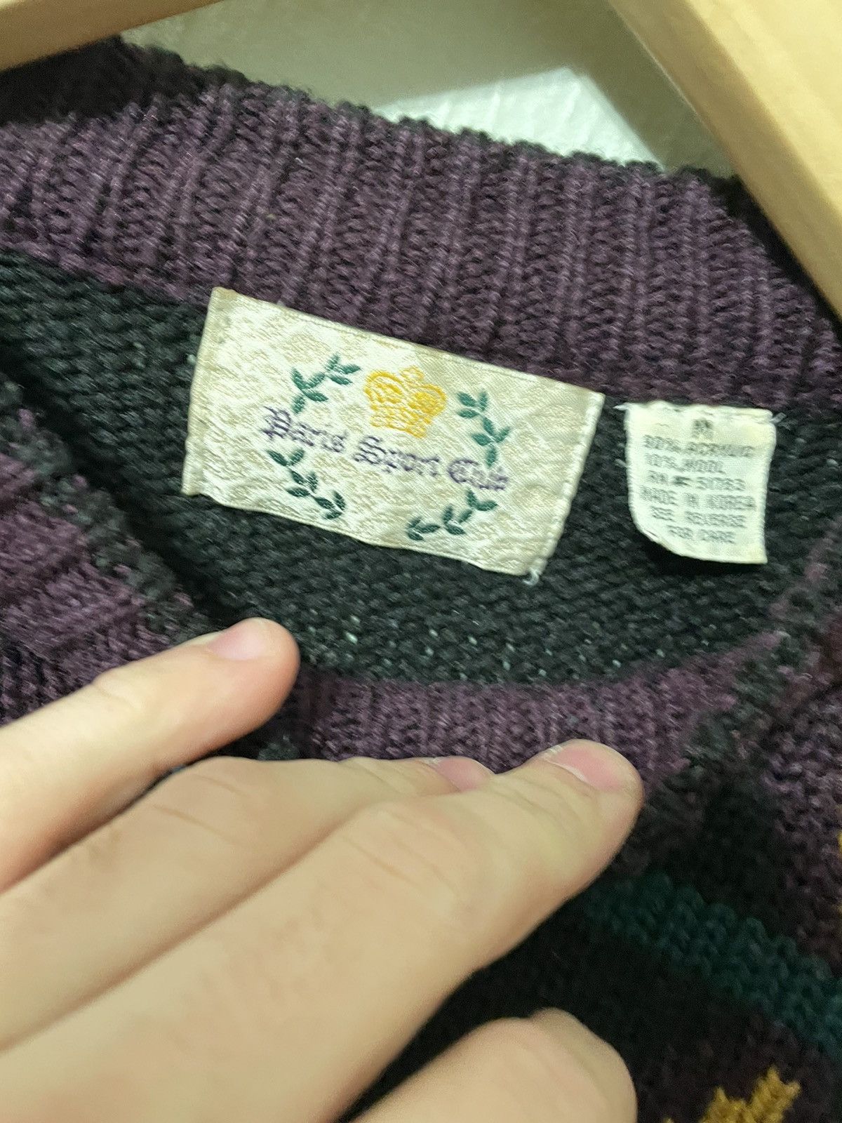 Vintage Vintage Scarab Seal Knit Sweater Size US M / EU 48-50 / 2 - 3 Thumbnail
