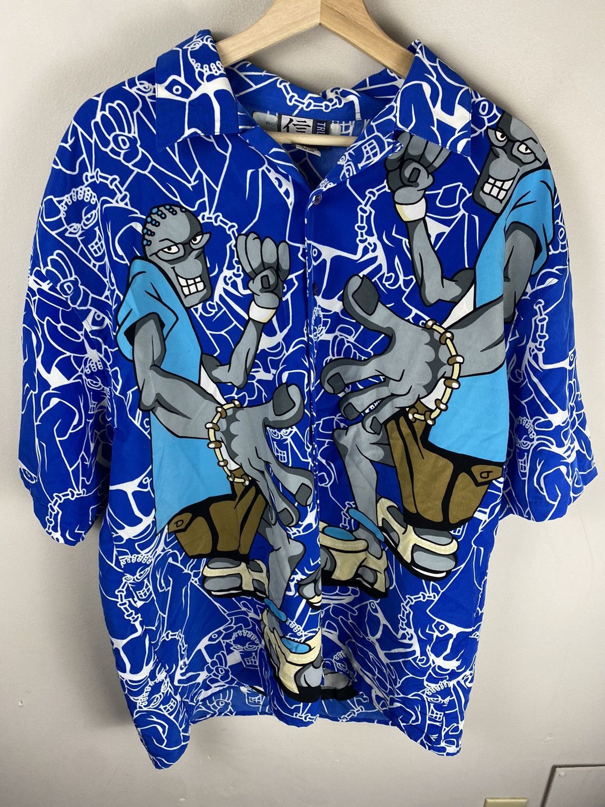 Vintage Vintage Thunder Hip Hop Robot MC Shirt Size US XL / EU 56 / 4 - 2 Thumbnail