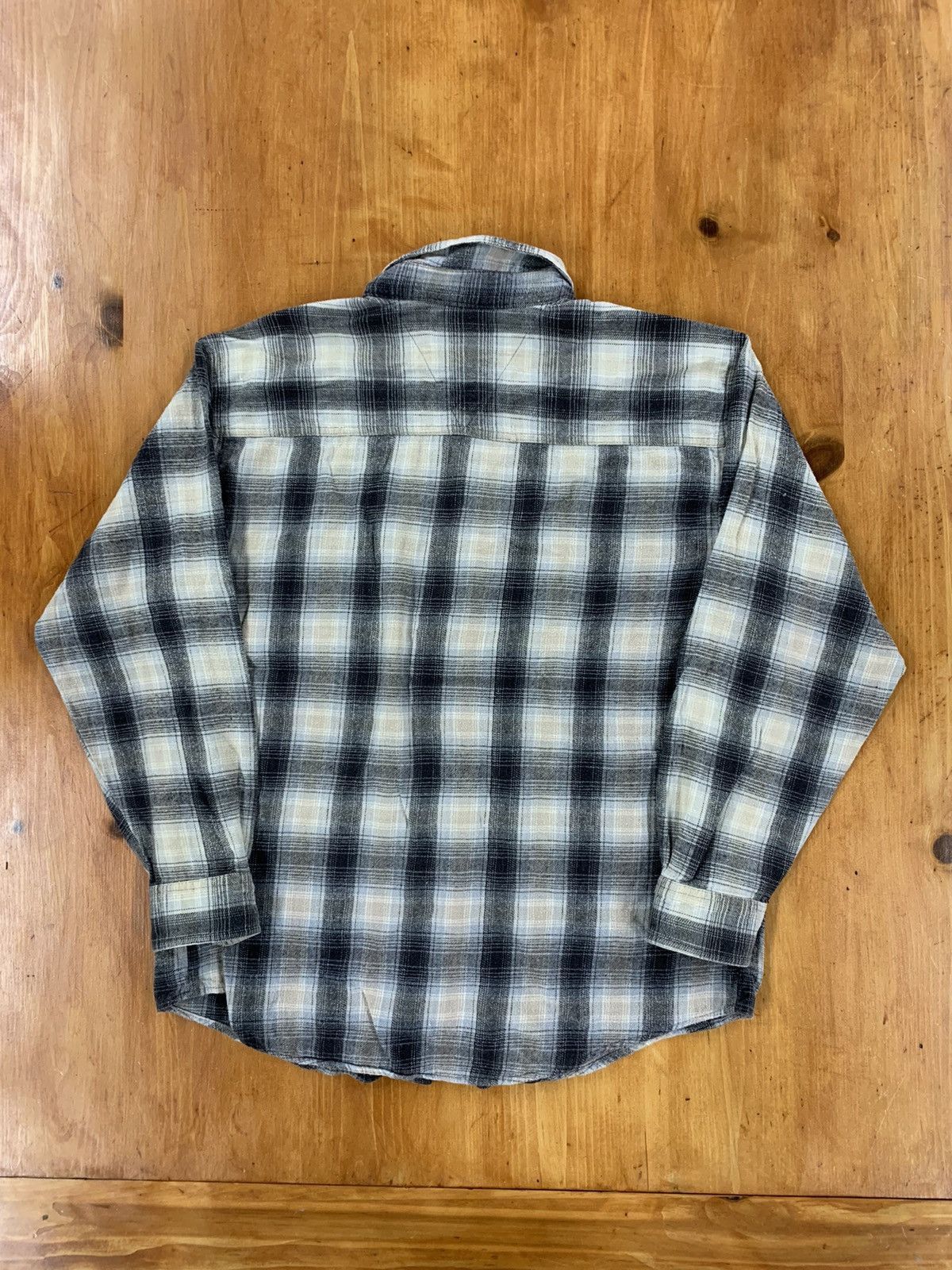 Vintage Vintage Flannel 1990s Shadow Plaid Flannel Size US XL / EU 56 / 4 - 5 Thumbnail
