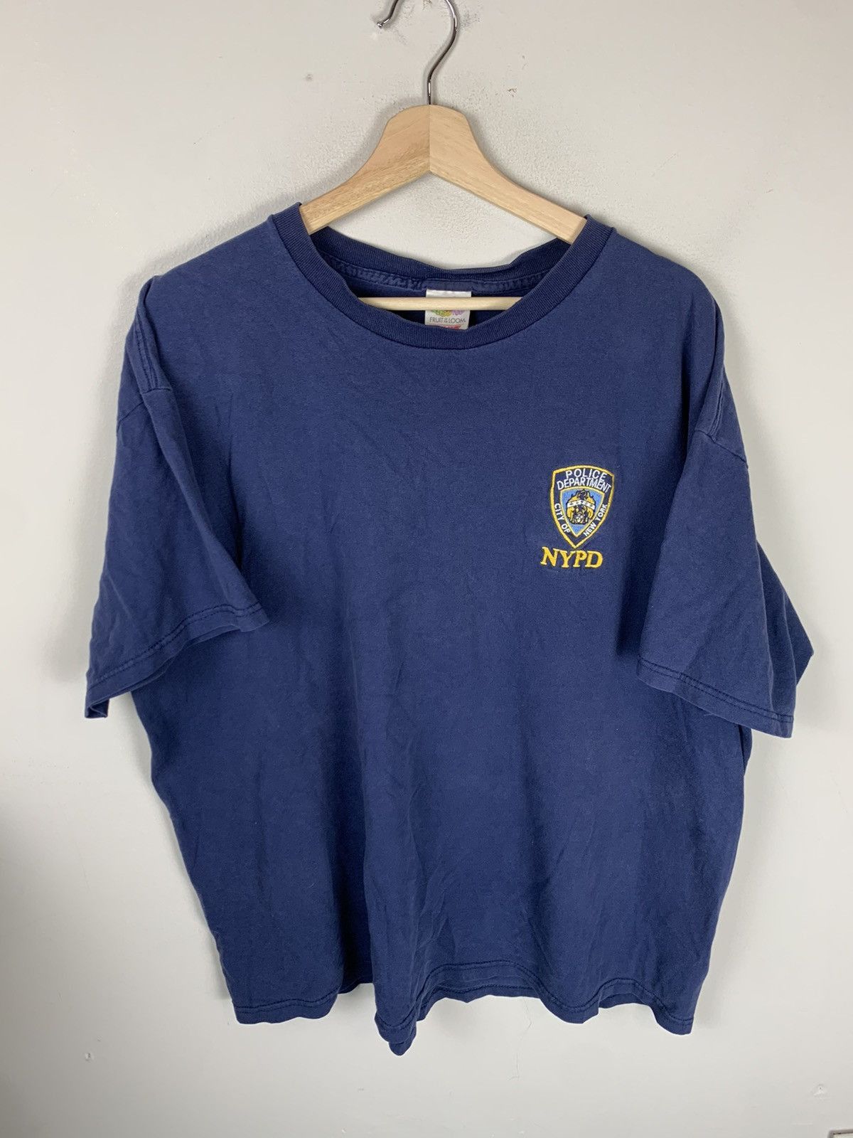 Vintage Vintage New York Police Department Tee Size US XL / EU 56 / 4 - 2 Thumbnail