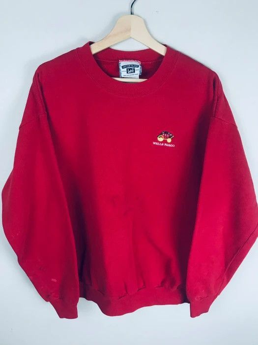 Lee × Vintage Vintage Crewneck Lee Wells Fargo Crewneck Size US L / EU 52-54 / 3 - 3 Thumbnail