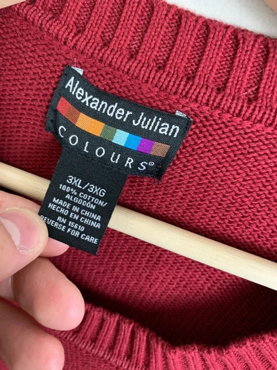 Vintage Vintage Blood Diamond Tonal Cable Knit Size US XXL / EU 58 / 5 - 3 Thumbnail
