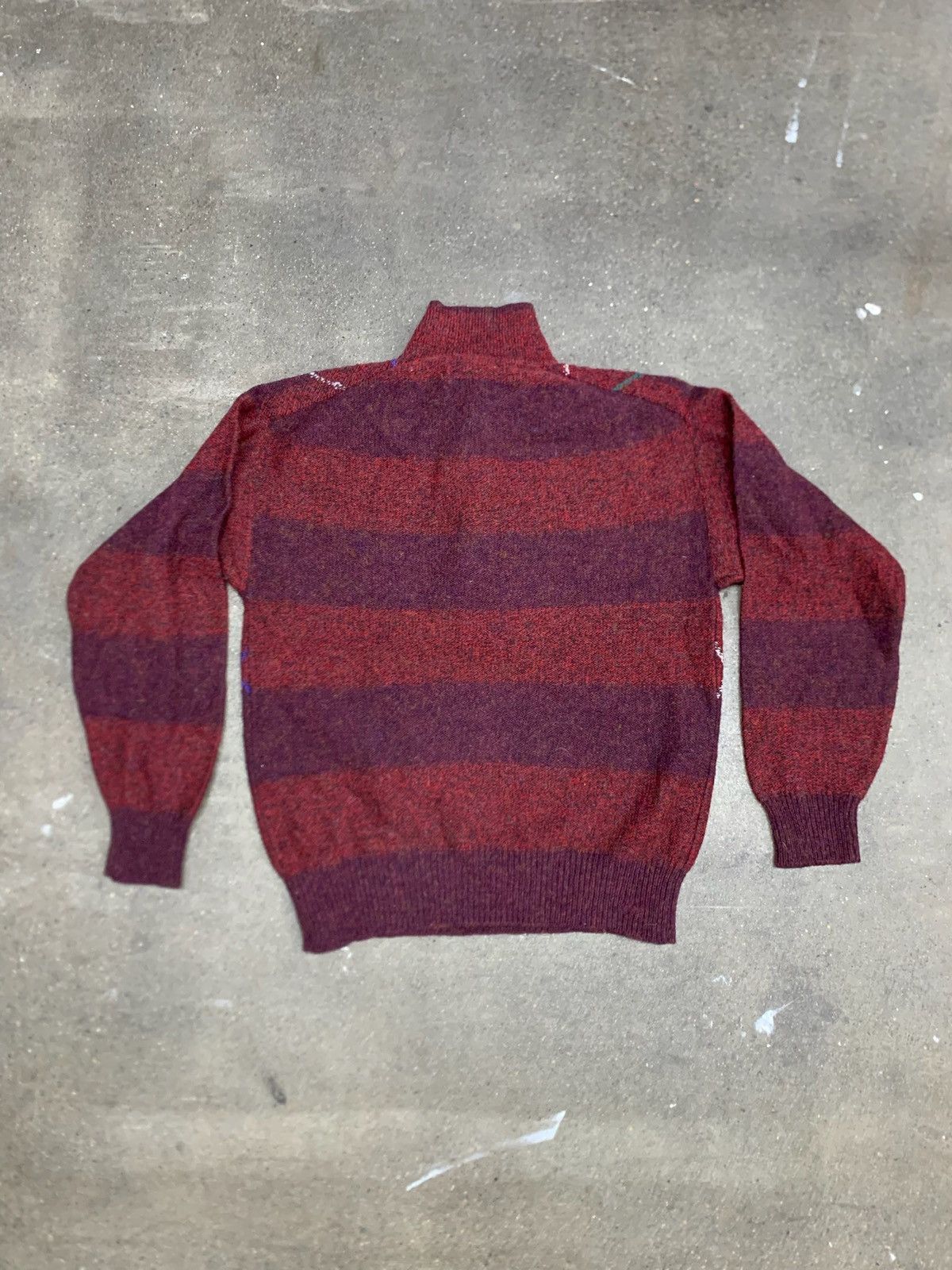 Vintage Vintage Wool Check Collared Knit Sweater Size US M / EU 48-50 / 2 - 3 Thumbnail