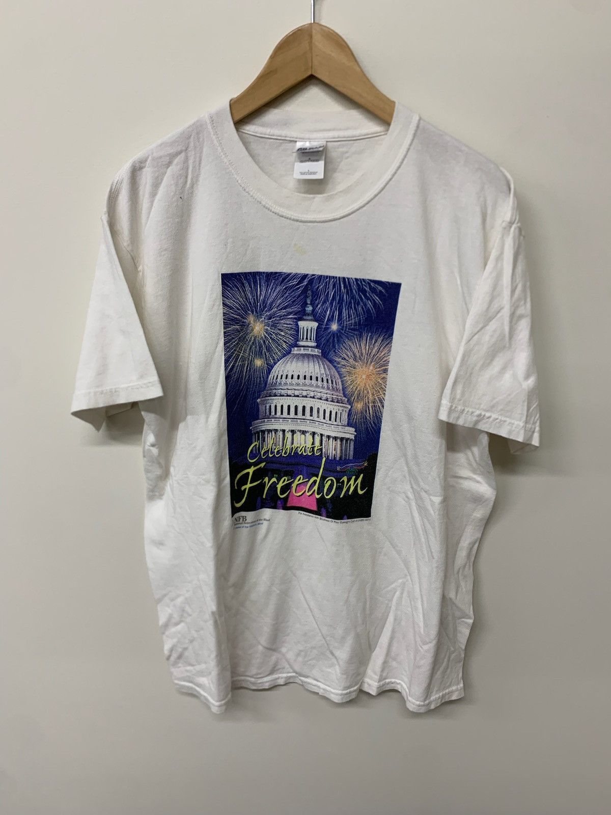 Vintage Vintage Celebrate Freedom Capital Tee Size US L / EU 52-54 / 3 - 1 Thumbnail