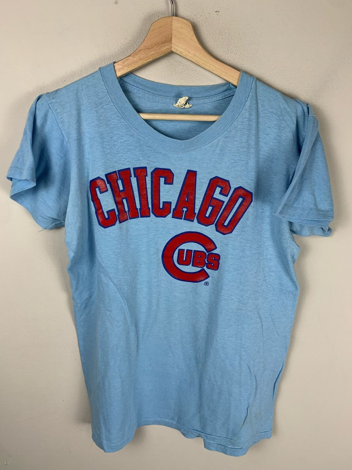 Vintage Vintage 1980s Chicago Cubs T-Shirt Size US S / EU 44-46 / 1 - 1 Thumbnail