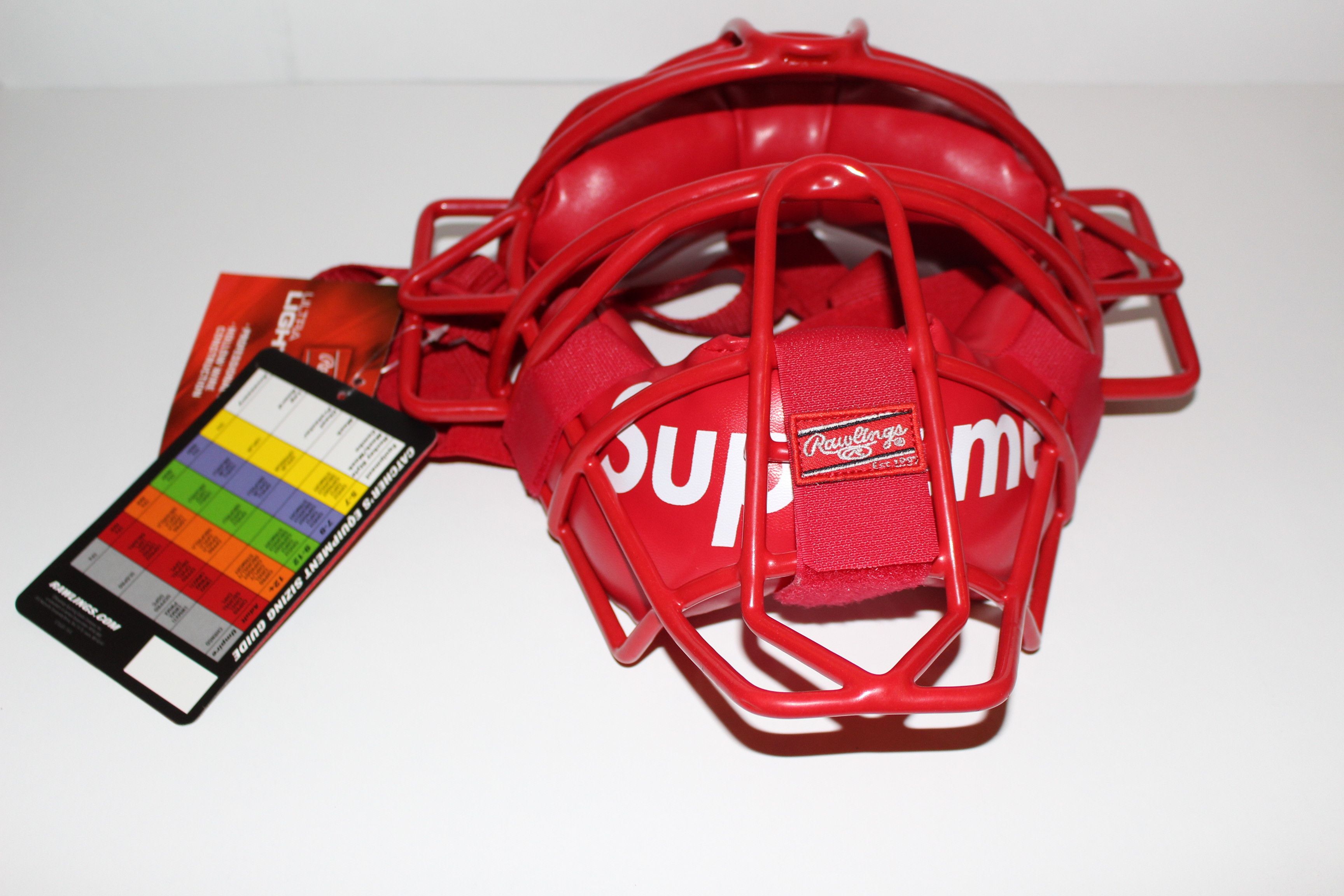 Supreme Rawlings Catcher's Mask Red - SS18 - US