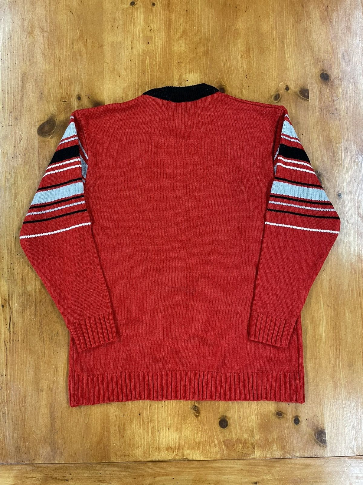 Vintage Vintage Southpole Striped Knit Sweater Size US L / EU 52-54 / 3 - 2 Thumbnail